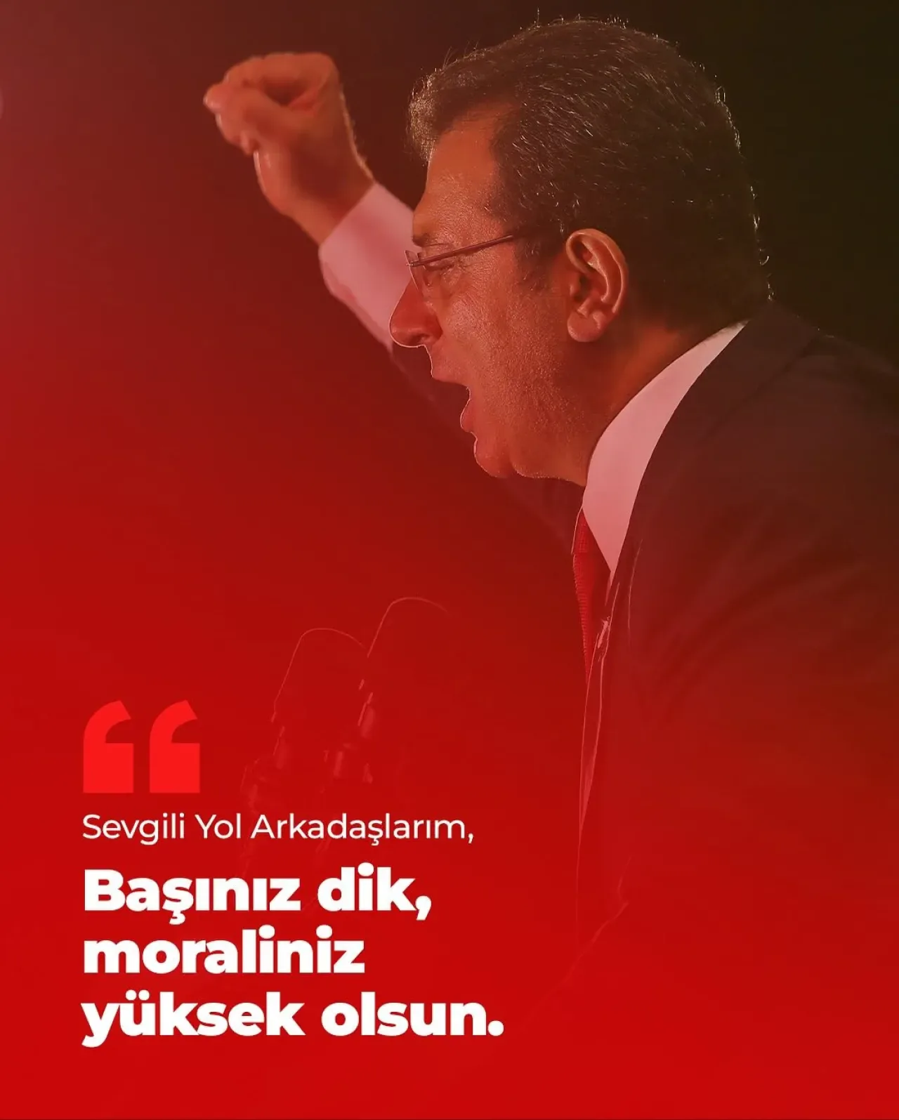 İstanbul Büyükşehir Belediye Başkanı Ekrem İmamoğlu'ndan Moral Mesajı İstanbul Büyükşehir Belediye Başkanı Ekrem İmamoğlu'ndan Moral Mesajı