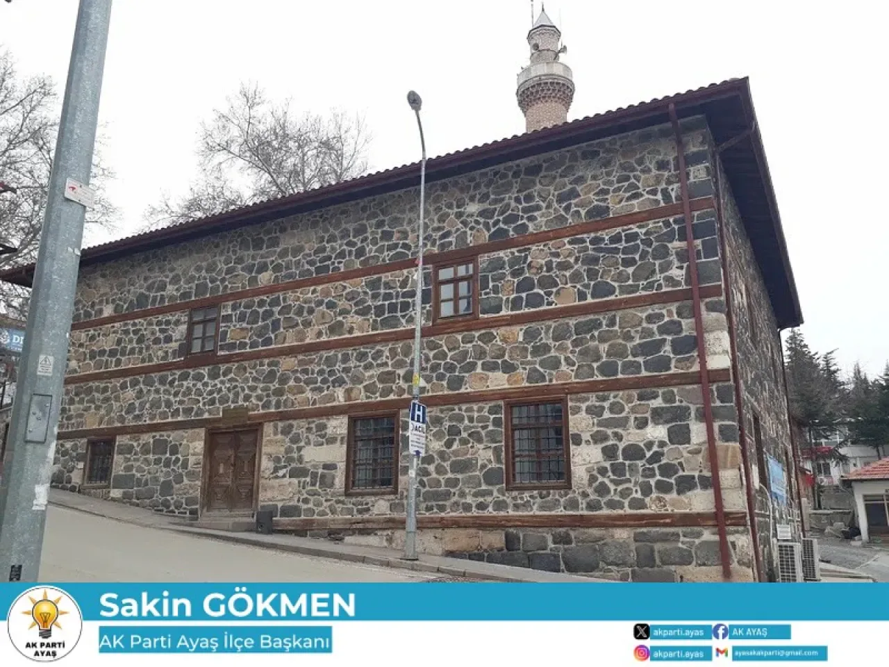Ayaş AK Parti İlçe Başkanı GÖKMEN'den Anlamlı Cuma Mesajı Ayaş AK Parti İlçe Başkanı GÖKMEN'den Anlamlı Cuma Mesajı