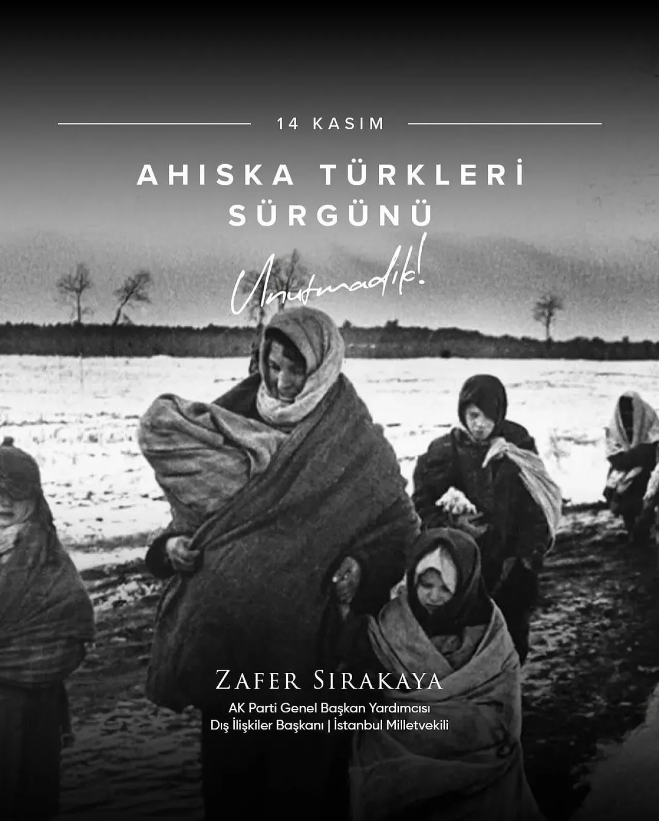 Ahıska Türklerinin Sürgün Acısı ve Dayanışma Vurgusu Ahıska Türklerinin Sürgün Acısı ve Dayanışma Vurgusu