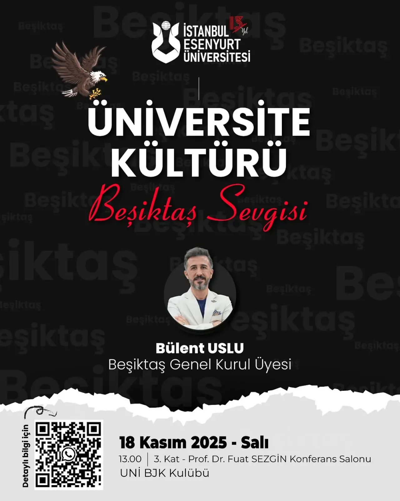 Beşiktaş Aşkı, Esenyurt Üniversitesi'nde Taraftarlarla Buluşuyor Beşiktaş Aşkı, Esenyurt Üniversitesi'nde Taraftarlarla Buluşuyor