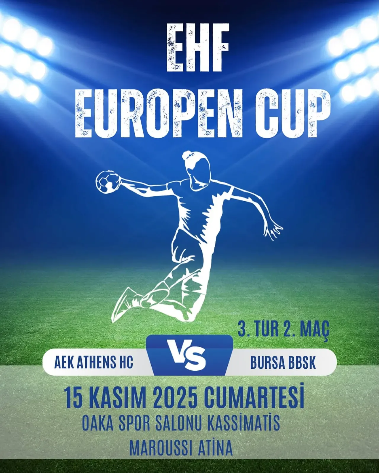 Bursa Büyükşehir Belediyespor, Avrupa Kupa Mücadelesinde AEK Athens'a Karşı Bursa Büyükşehir Belediyespor, Avrupa Kupa Mücadelesinde AEK Athens'a Karşı