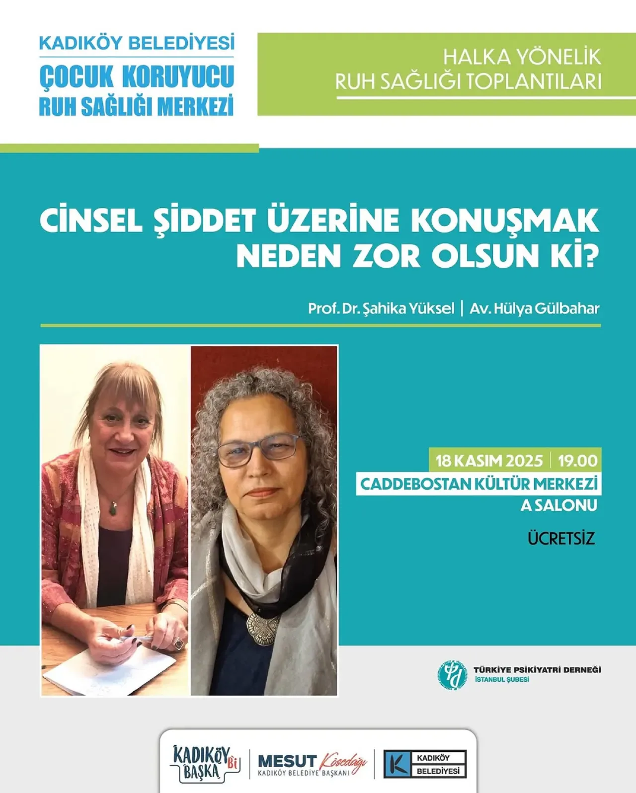 Kadıköy'de "Cinsel Şiddet" Temalı Önemli Toplantı Kadıköy'de "Cinsel Şiddet" Temalı Önemli Toplantı