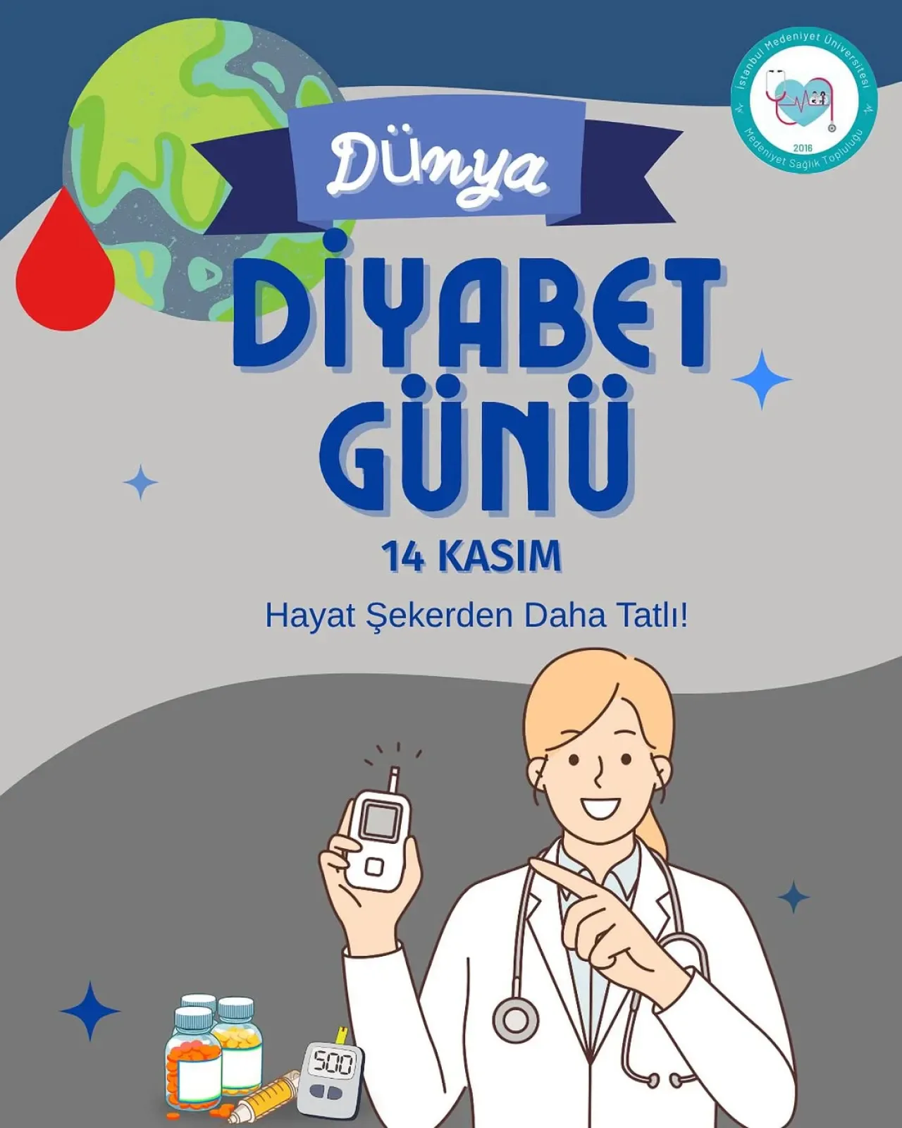 14 Kasım Dünya Diyabet Günü'nde Farkındalık Vurgusu 14 Kasım Dünya Diyabet Günü'nde Farkındalık Vurgusu