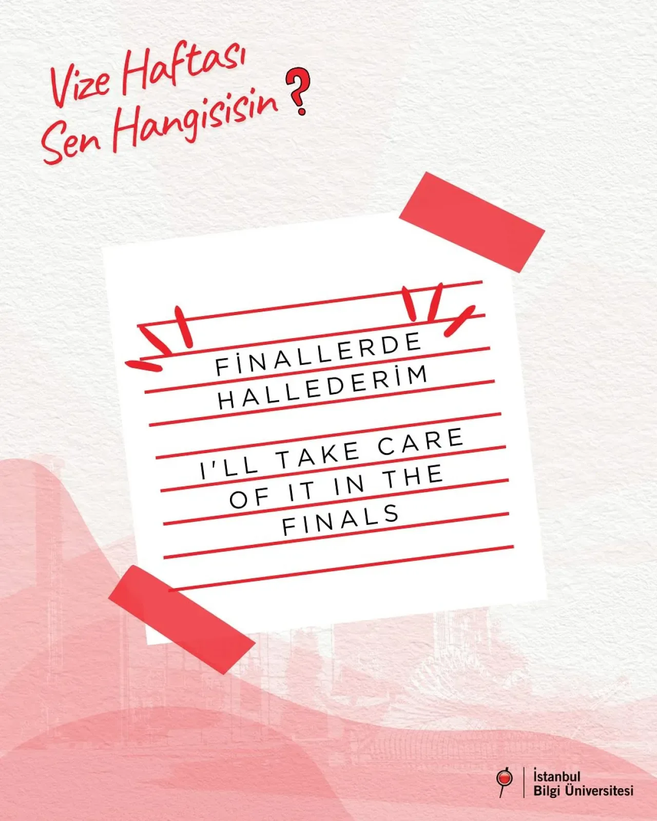İstanbul Bilgi Üniversitesi'nde Vize Dönemi Başladı: Öğrenciler Sınav Stresiyle Baş Etmeye Çalışıyor İstanbul Bilgi Üniversitesi'nde Vize Dönemi Başladı: Öğrenciler Sınav Stresiyle Baş Etmeye Çalışıyor