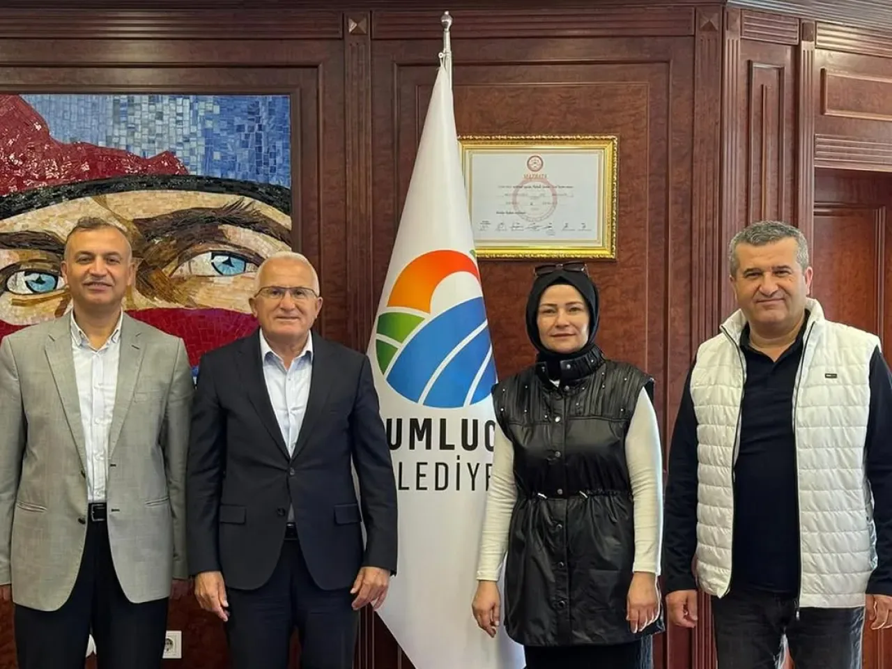 Kumluca Fatih MTAL Yöneticileri Belediyeyi Ziyaret Etti Kumluca Fatih MTAL Yöneticileri Belediyeyi Ziyaret Etti