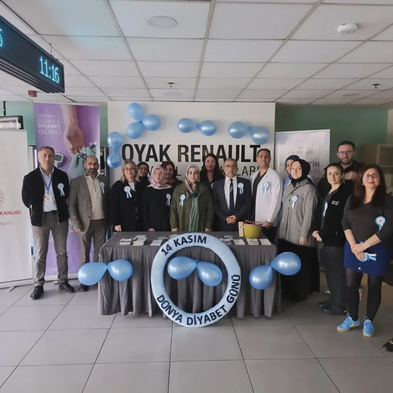 Bursa'da Oyak Renault Çalışanlarına Dünya Diyabet Günü'nde Sağlık Taraması Bursa'da Oyak Renault Çalışanlarına Dünya Diyabet Günü'nde Sağlık Taraması