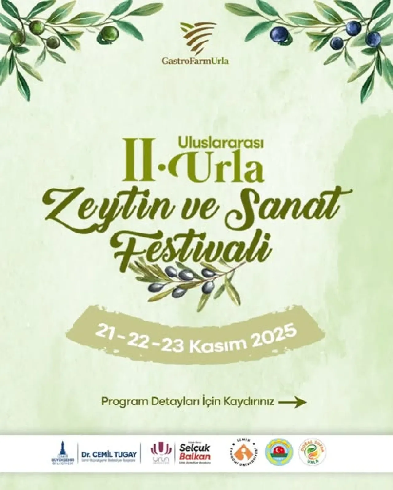 Uluslararası Urla Zeytin ve Sanat Festivali Başlıyor Uluslararası Urla Zeytin ve Sanat Festivali Başlıyor