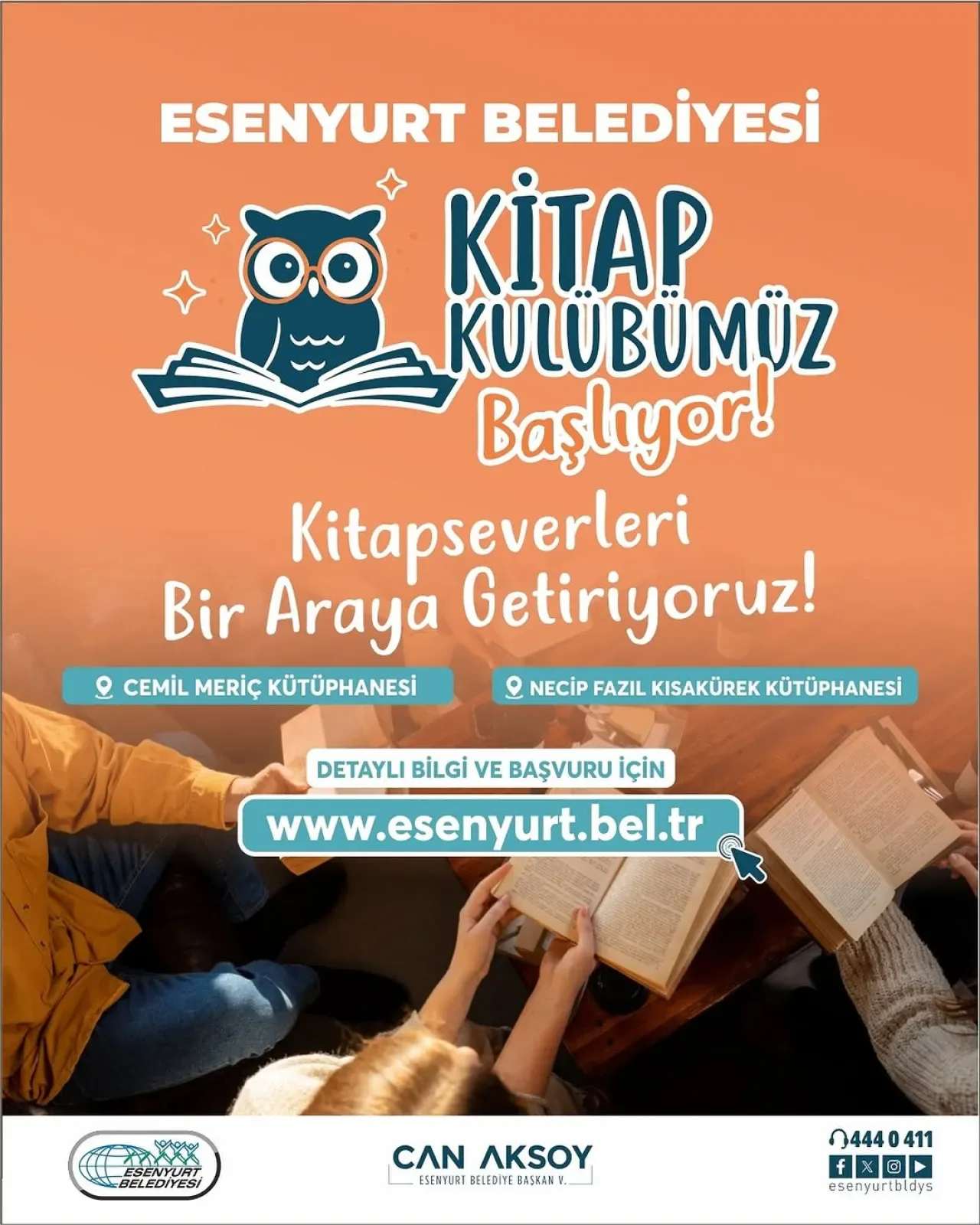 Esenyurt'ta Kitap Kulübü Kuruluyor: Okurlar İki Kütüphanede Buluşacak Esenyurt'ta Kitap Kulübü Kuruluyor: Okurlar İki Kütüphanede Buluşacak