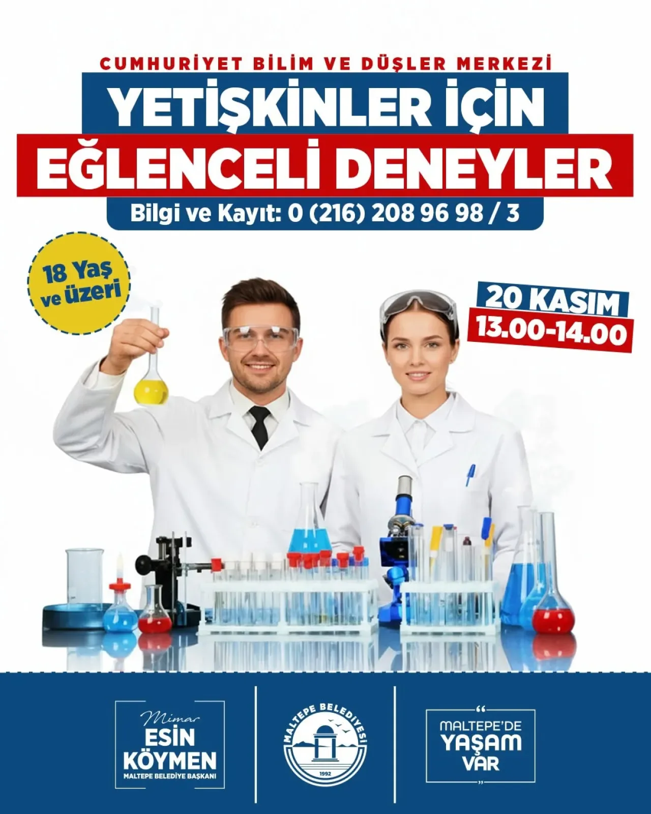 İstanbul Maltepe'de Yetişkinler İçin Eğlenceli Deneyler Atölyesi İstanbul Maltepe'de Yetişkinler İçin Eğlenceli Deneyler Atölyesi