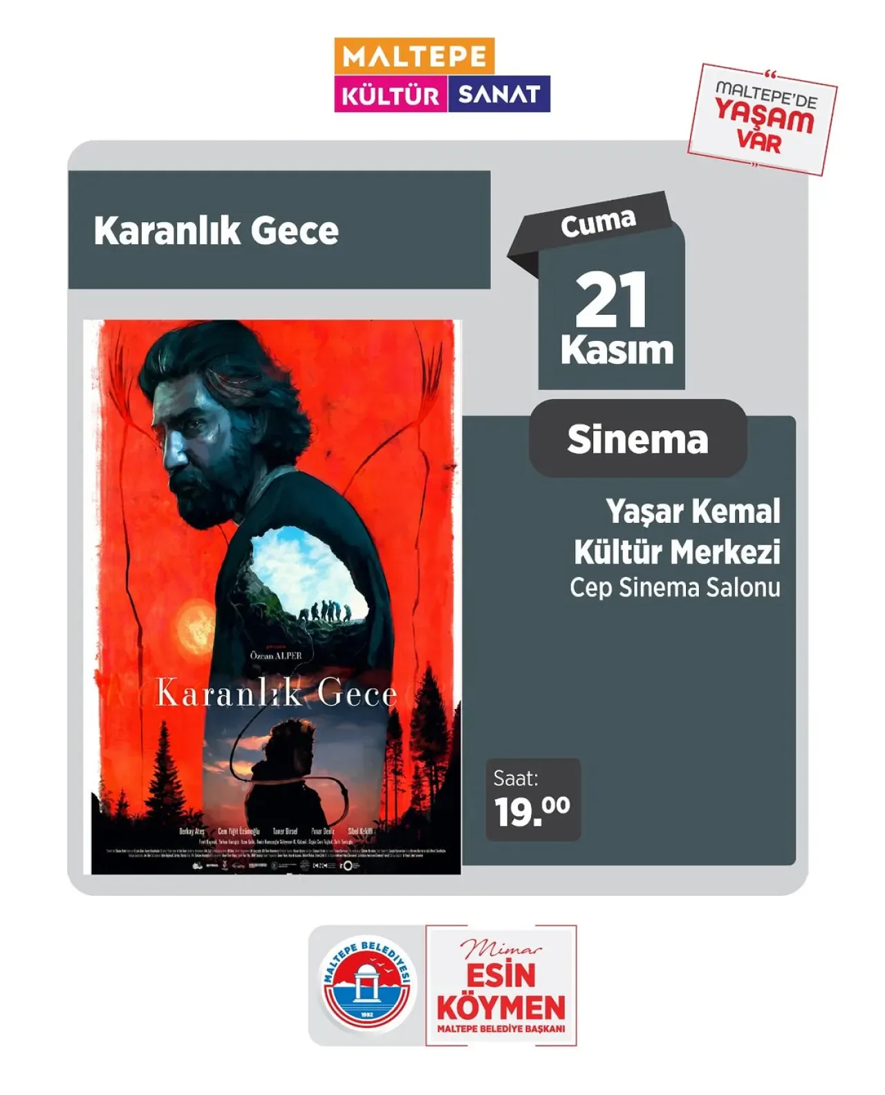 Maltepe'de Ödüllü Film Gösterimi Maltepe'de Ödüllü Film Gösterimi
