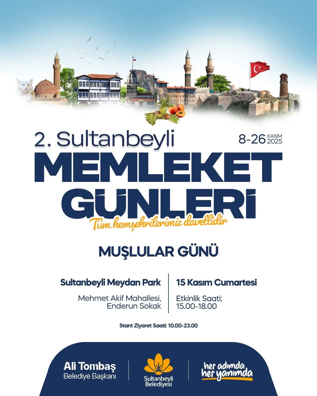 Sultanbeyli'de Muş, Tokat ve Yozgat'ın Kültürü Buluşuyor Sultanbeyli'de Muş, Tokat ve Yozgat'ın Kültürü Buluşuyor