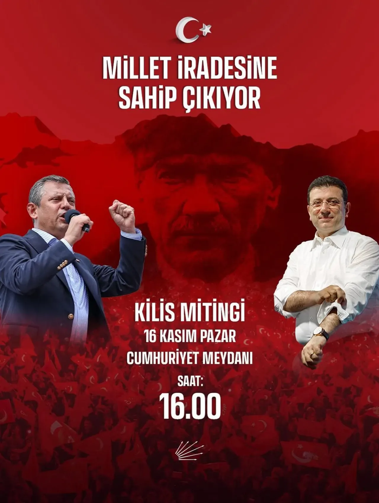 Kilis'te Ekrem İmamoğlu ve Siyasi Tutsaklar İçin Dayanışma Buluşması Kilis'te Ekrem İmamoğlu ve Siyasi Tutsaklar İçin Dayanışma Buluşması