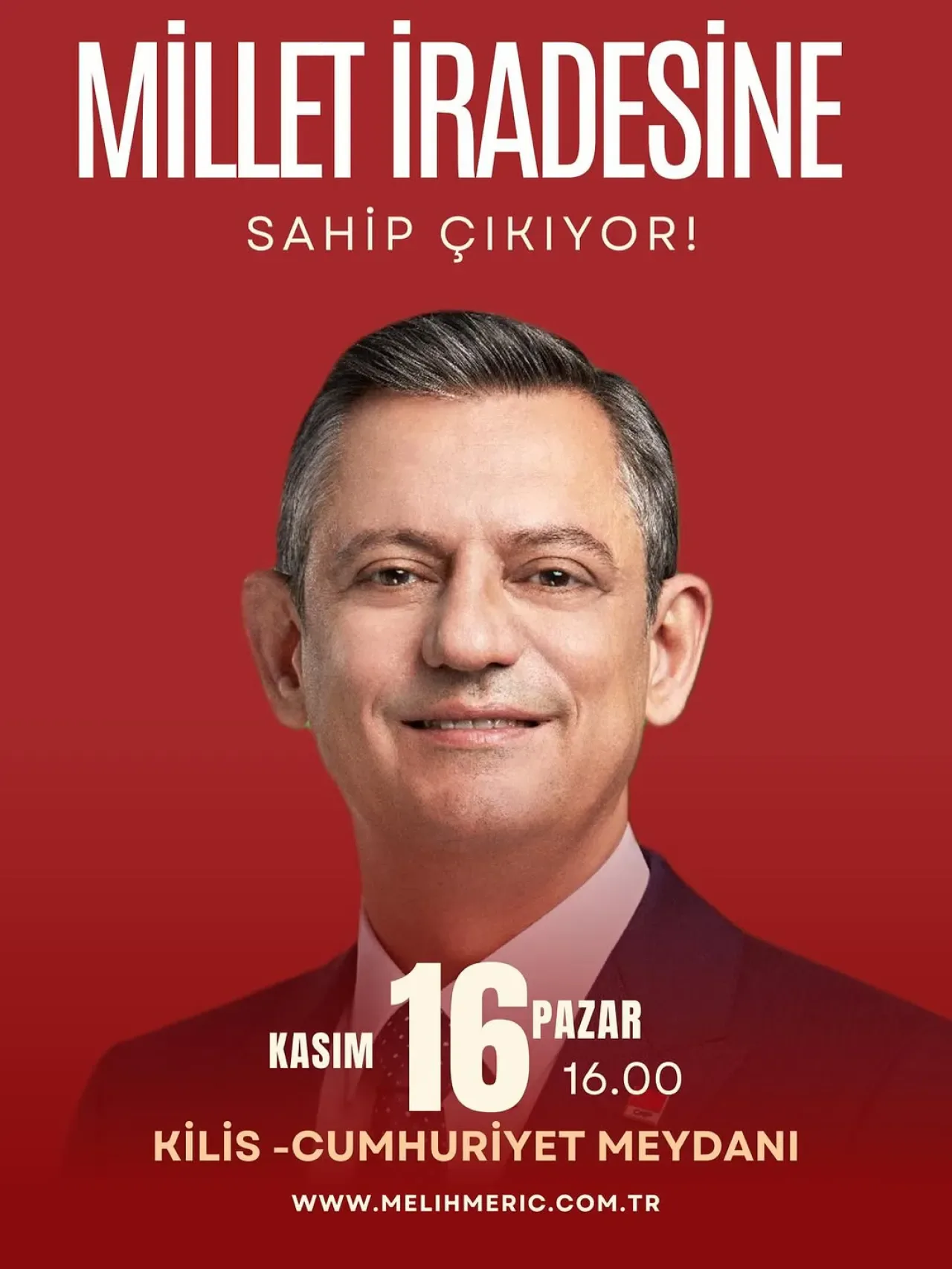 Cumhuriyet Halk Partili Özgür Özel 16 Kasım'da Gaziantep'te Cumhuriyet Halk Partili Özgür Özel 16 Kasım'da Gaziantep'te