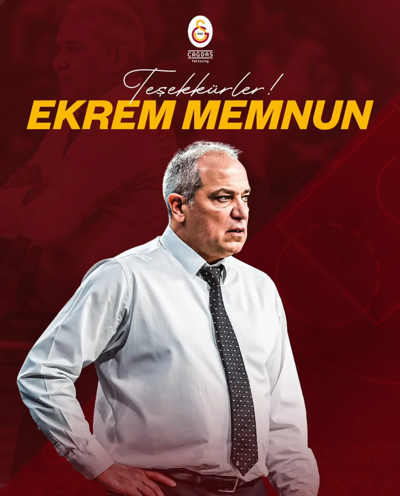 Galatasaray, Ekrem Memnun ile Yollarını Ayırdı Galatasaray, Ekrem Memnun ile Yollarını Ayırdı
