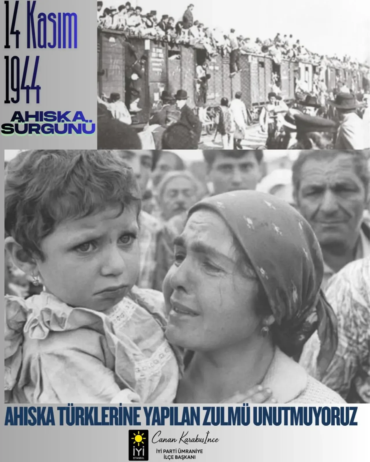 Ahıska Türklerinin Sürgününün 81. Yılında Anma Töreni Ahıska Türklerinin Sürgününün 81. Yılında Anma Töreni