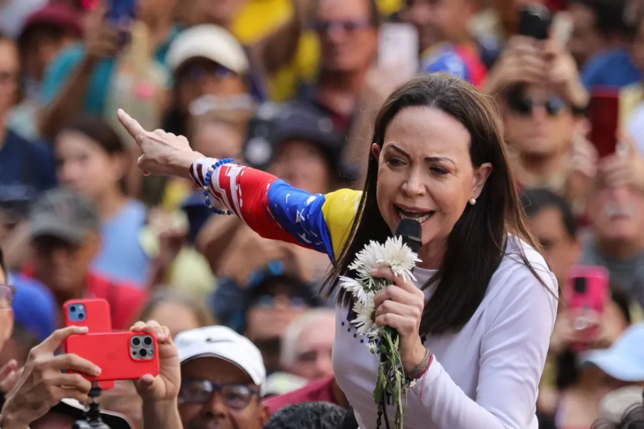 Nobel Barış Ödüllü Machado, Venezuela'da Büyük Özelleştirme Planını Açıkladı Nobel Barış Ödüllü Machado, Venezuela'da Büyük Özelleştirme Planını Açıkladı