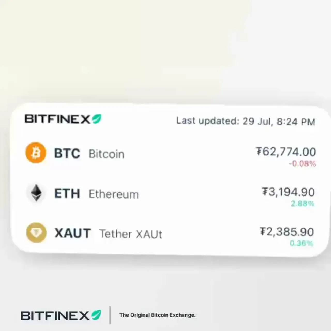 Bitfinex, Kripto Varlıkları Gizemli Widget'larla Ana Ekreminize Taşıyor Bitfinex, Kripto Varlıkları Gizemli Widget'larla Ana Ekreminize Taşıyor
