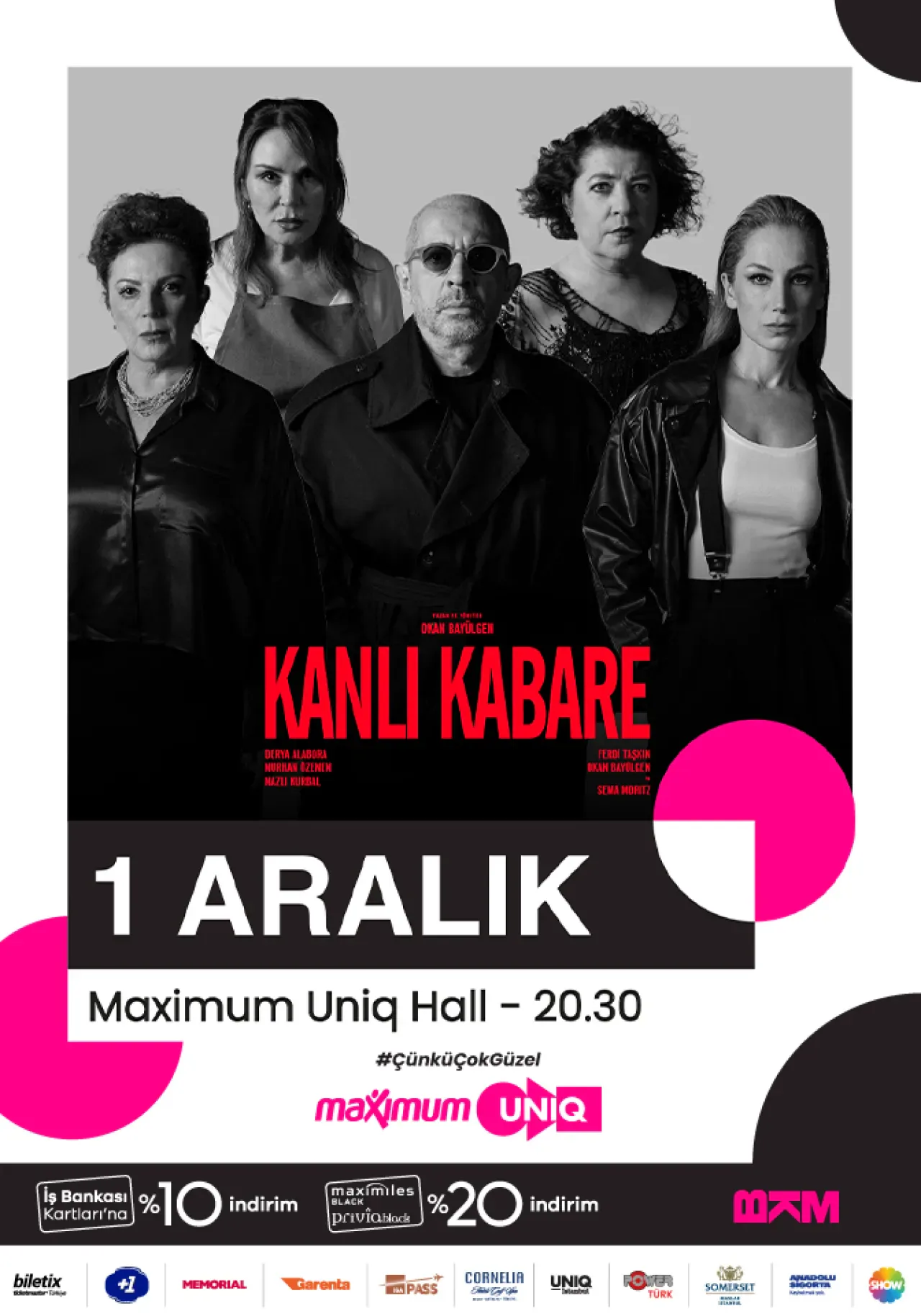 Kanlı Kabare Gösterisi Maximum Uniq Hall'da Sahnelenecek Kanlı Kabare Gösterisi Maximum Uniq Hall'da Sahnelenecek