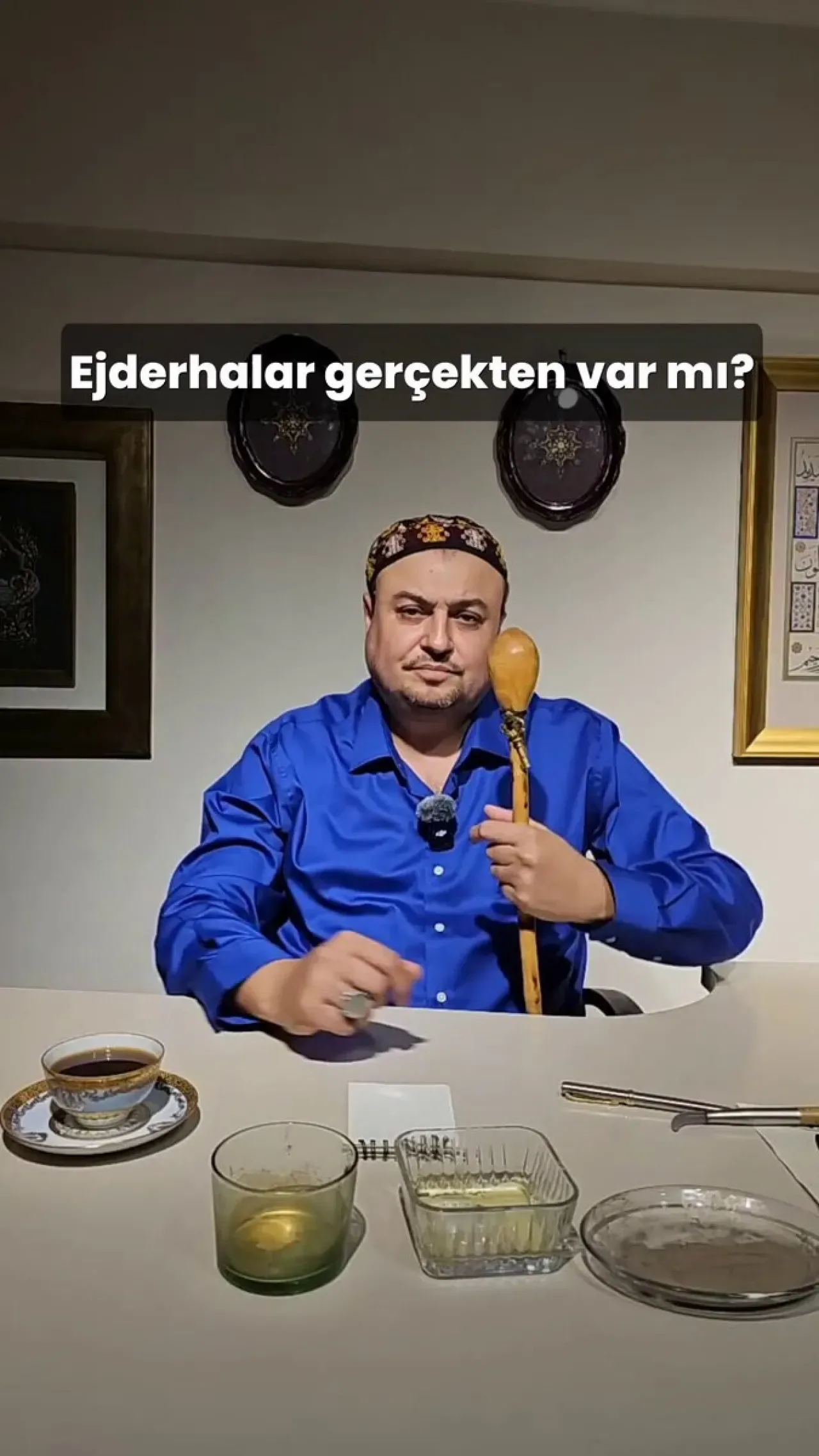 Ejderhalar Gerçek Mi? Tahta Kaşık Tutan Adamdan Şaşırtıcı Açıklamalar Ejderhalar Gerçek Mi? Tahta Kaşık Tutan Adamdan Şaşırtıcı Açıklamalar