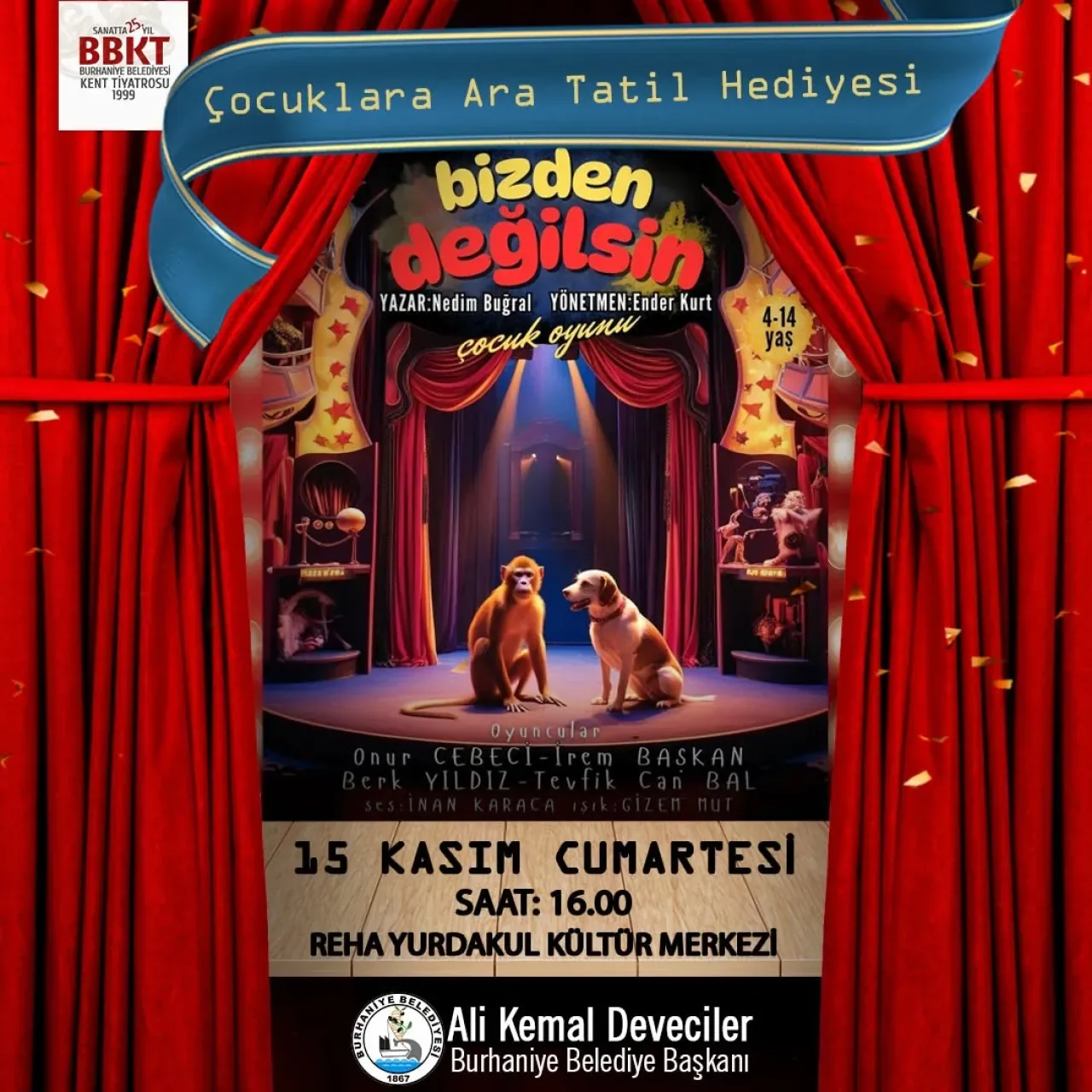 Burhaniye'de Öğrenciler İçin Ücretsiz Tiyatro Oyunu Burhaniye'de Öğrenciler İçin Ücretsiz Tiyatro Oyunu