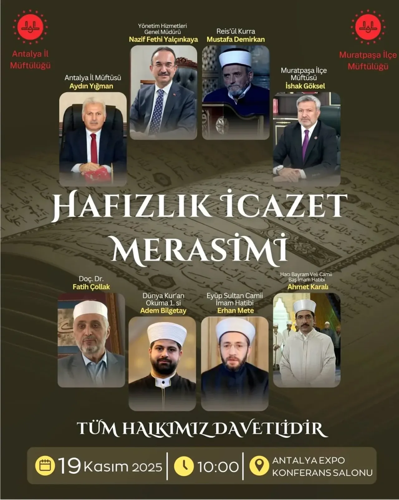 77 Hafız Öğrenci İçin Hafızlık İcazet Merasimi Düzenlenecek 77 Hafız Öğrenci İçin Hafızlık İcazet Merasimi Düzenlenecek