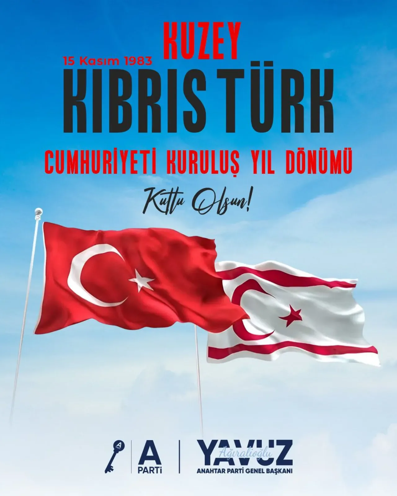 KKTC'nin Kuruluş Yıldönümü Kutlandı KKTC'nin Kuruluş Yıldönümü Kutlandı