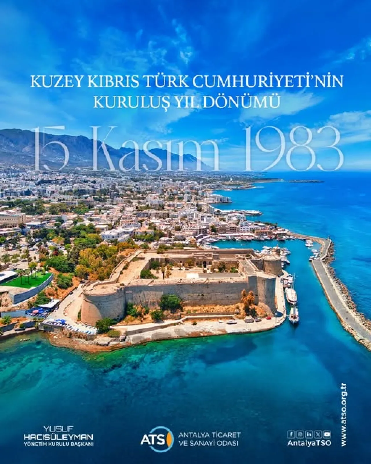 KKTC'nin 42. Kuruluş Yıldönümü Kutlanıyor KKTC'nin 42. Kuruluş Yıldönümü Kutlanıyor