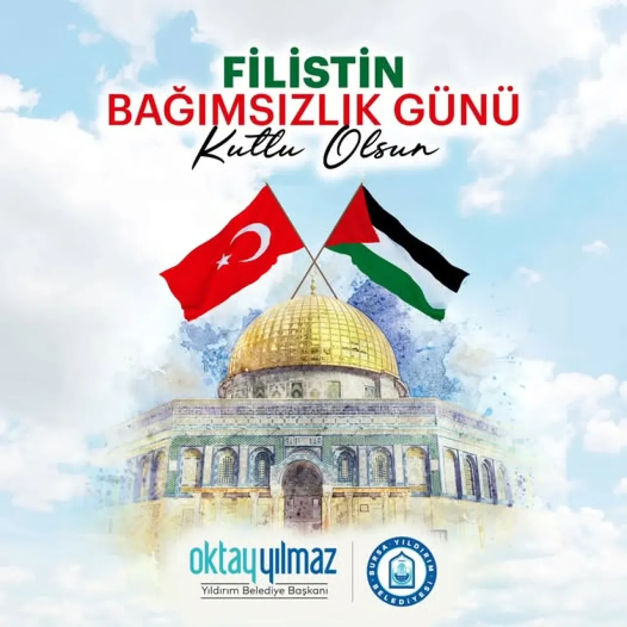 Filistin'in Bağımsızlık Günü'nde Anlamlı Destek Filistin'in Bağımsızlık Günü'nde Anlamlı Destek