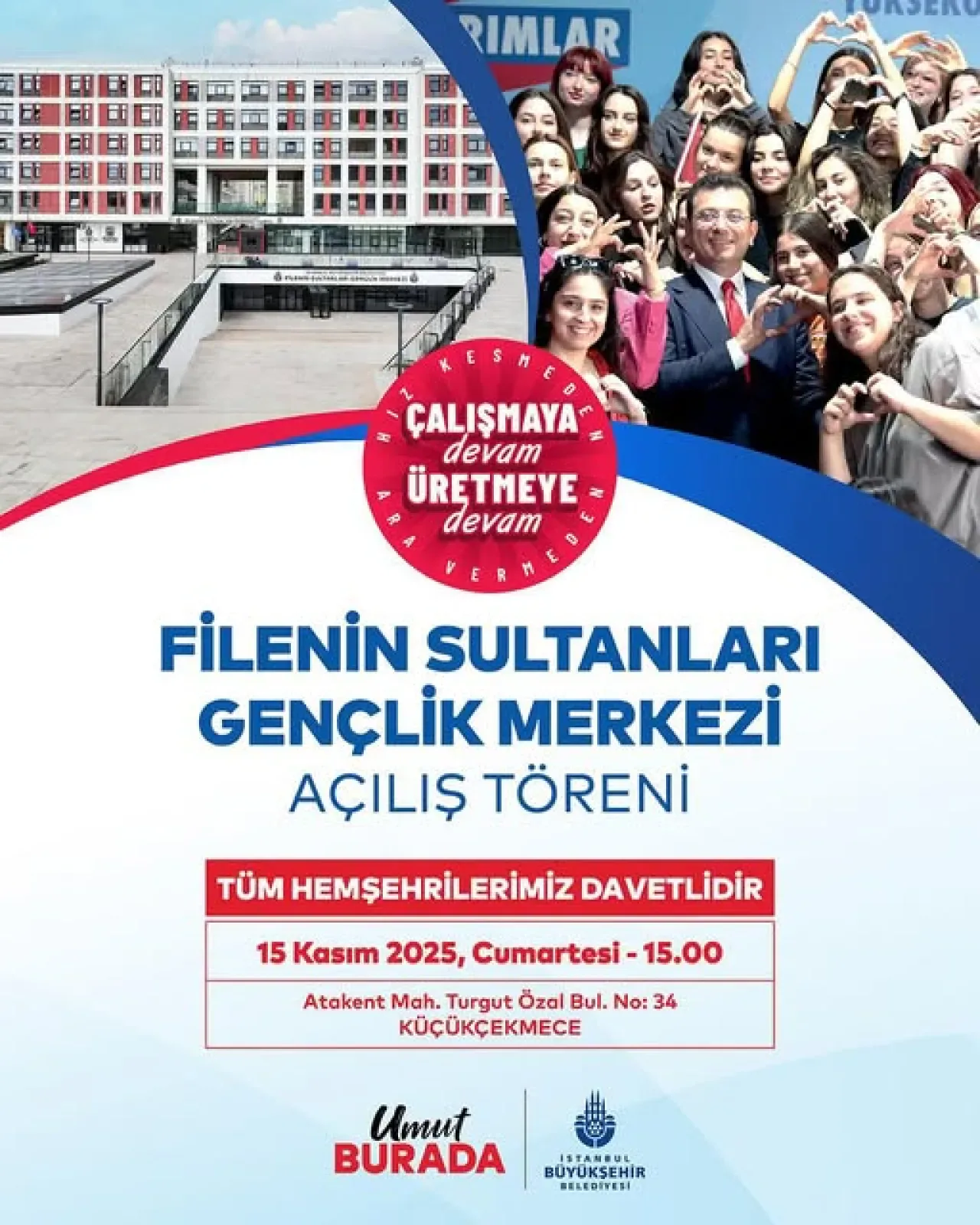 İstanbul'da Yeni Gençlik Merkezi: Filenin Sultanları Hizmete Giriyor İstanbul'da Yeni Gençlik Merkezi: Filenin Sultanları Hizmete Giriyor