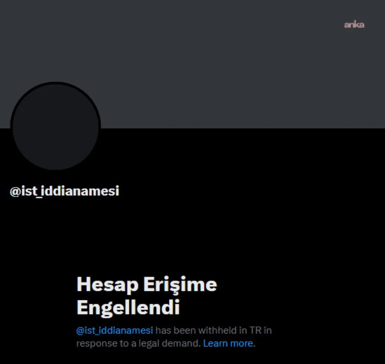 İddianame Paylaşımları Yapan X Hesabına Türkiye'de Erişim Engeli İddianame Paylaşımları Yapan X Hesabına Türkiye'de Erişim Engeli