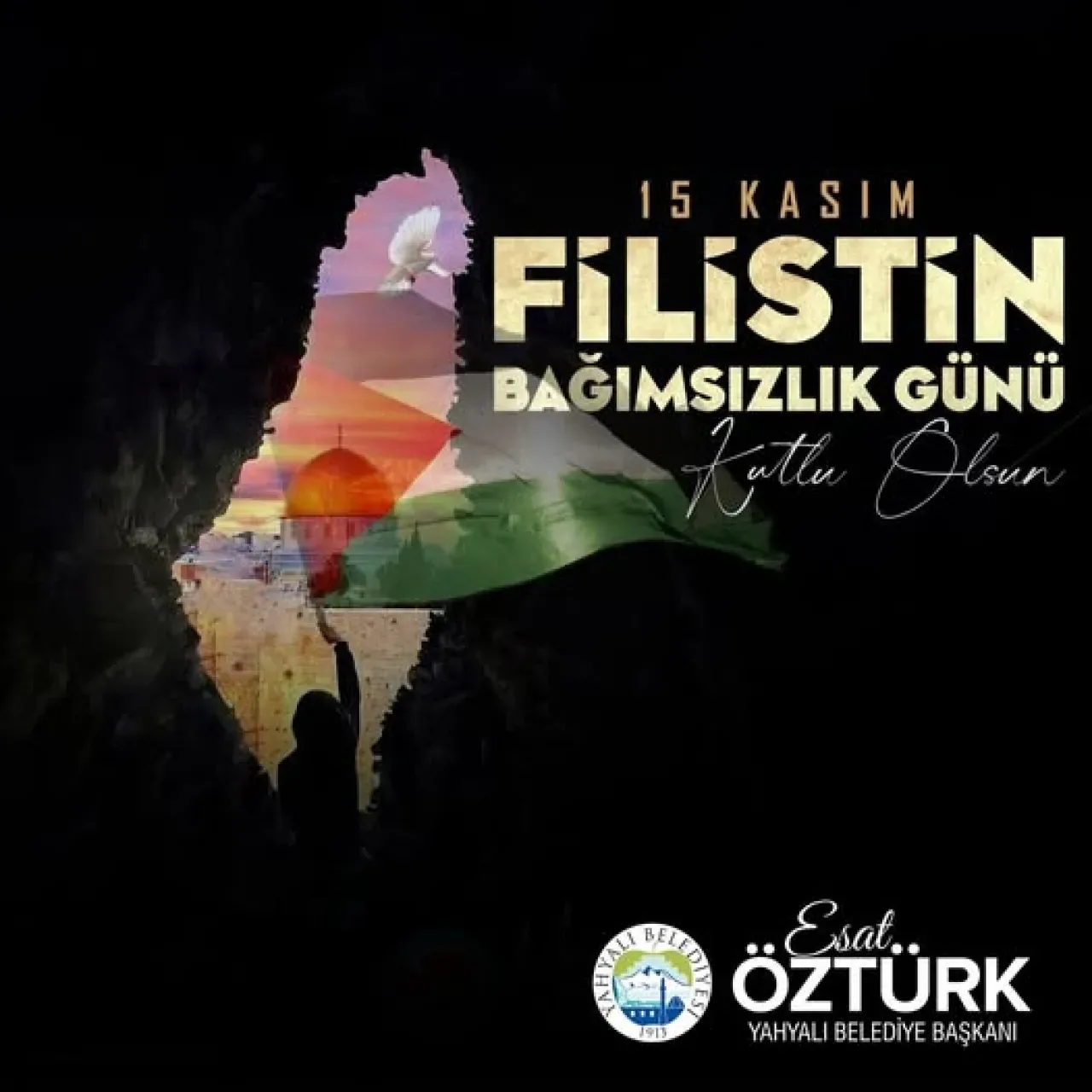 Yahyalı Belediye Başkanı Esat Öztürk Filistin Bağımsızlık Günü'nü Kutladı Yahyalı Belediye Başkanı Esat Öztürk Filistin Bağımsızlık Günü'nü Kutladı