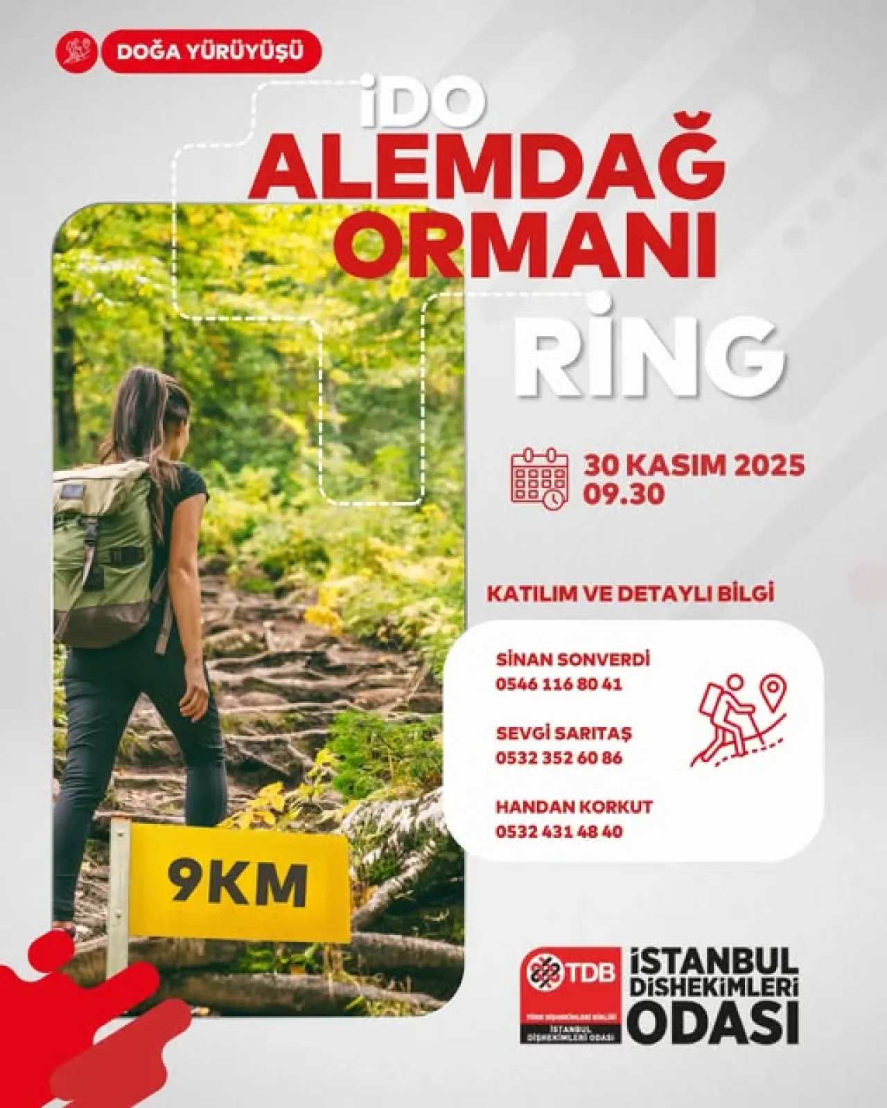 İstanbul Dişhekimleri Odası'ndan Alemdağ Ormanları'nda Doğa Yürüyüşü İstanbul Dişhekimleri Odası'ndan Alemdağ Ormanları'nda Doğa Yürüyüşü