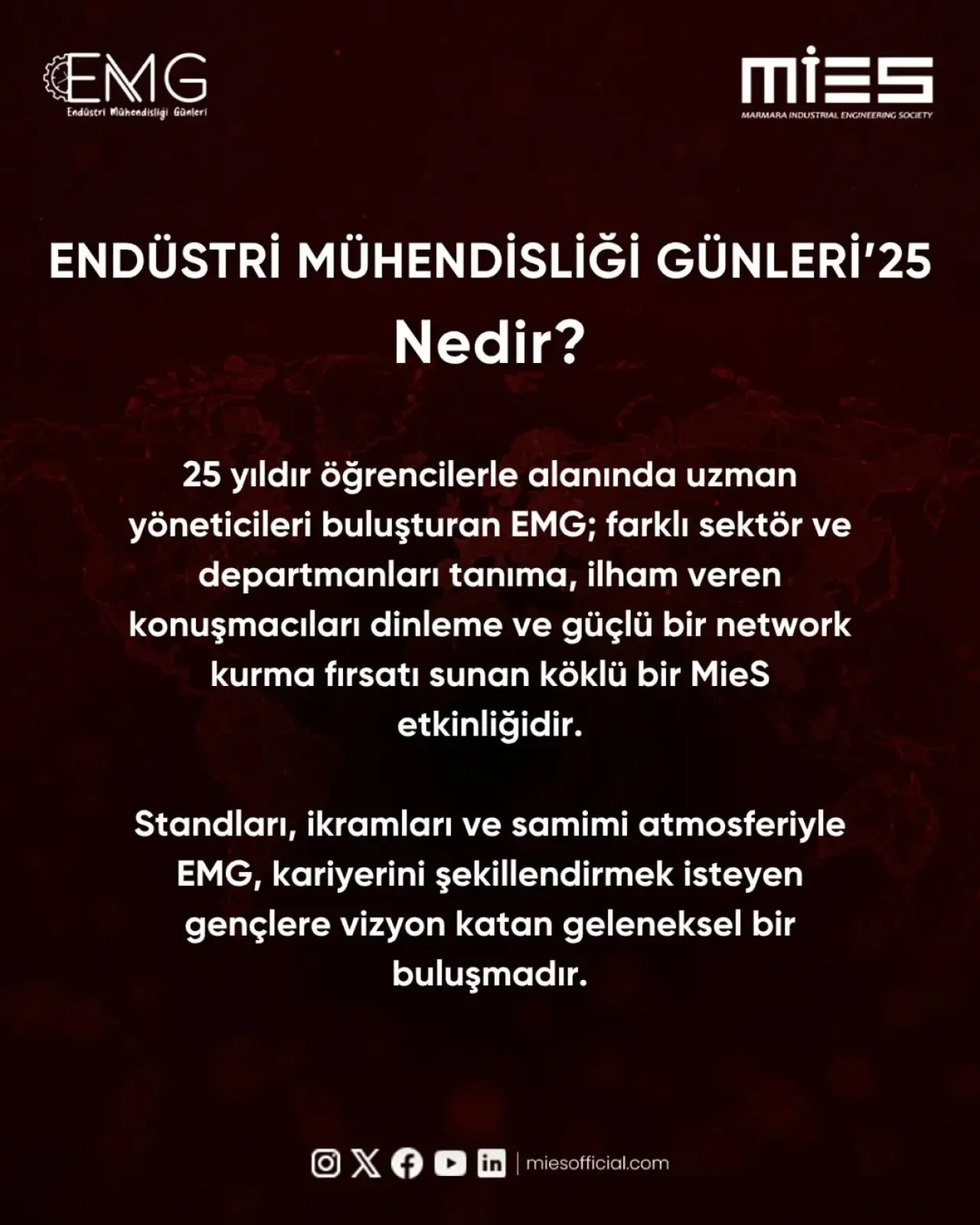 Marmara Endüstri Mühendisliği Günleri Başlıyor Marmara Endüstri Mühendisliği Günleri Başlıyor