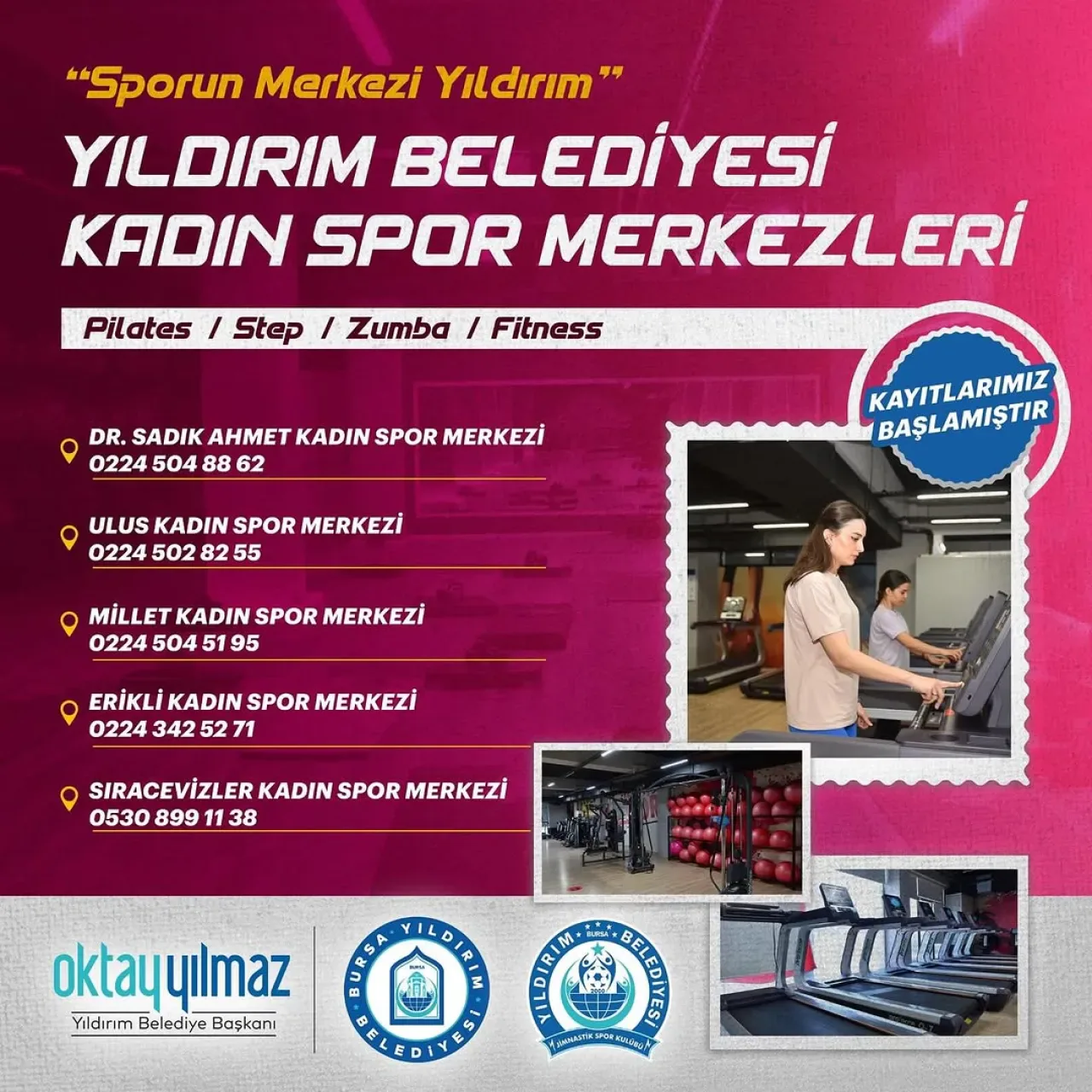 Yıldırım Belediyesi Kadın Spor Merkezlerinde Kayıtlar Sürüyor Yıldırım Belediyesi Kadın Spor Merkezlerinde Kayıtlar Sürüyor