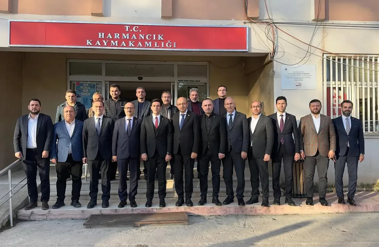 Bursa'dan Harmancık Kaymakamı Kömürcü'ye Hayırlı Olsun Ziyareti Bursa'dan Harmancık Kaymakamı Kömürcü'ye Hayırlı Olsun Ziyareti