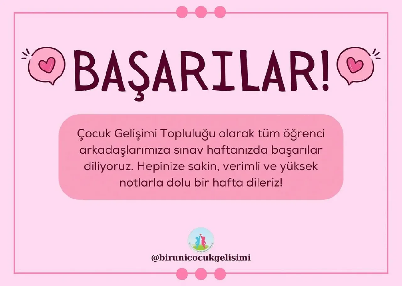 Biruni Üniversitesi'nde Vize Haftası Başlıyor: ÇOGET'ten Öğrencilere Destek Biruni Üniversitesi'nde Vize Haftası Başlıyor: ÇOGET'ten Öğrencilere Destek