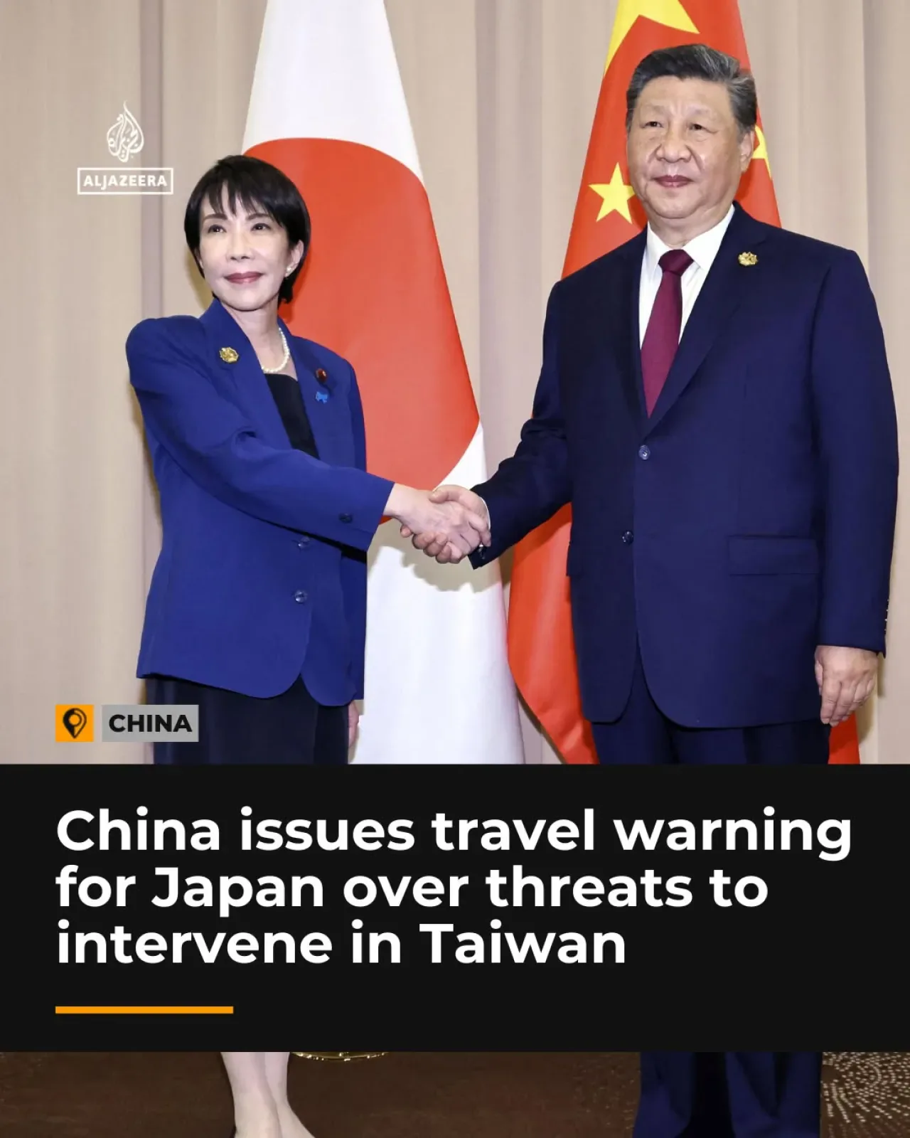 Çin, Tayvan Açıklamaları Sonrası Vatandaşlarına Japonya'ya Seyahat Uyarısı Yaptı Çin, Tayvan Açıklamaları Sonrası Vatandaşlarına Japonya'ya Seyahat Uyarısı Yaptı
