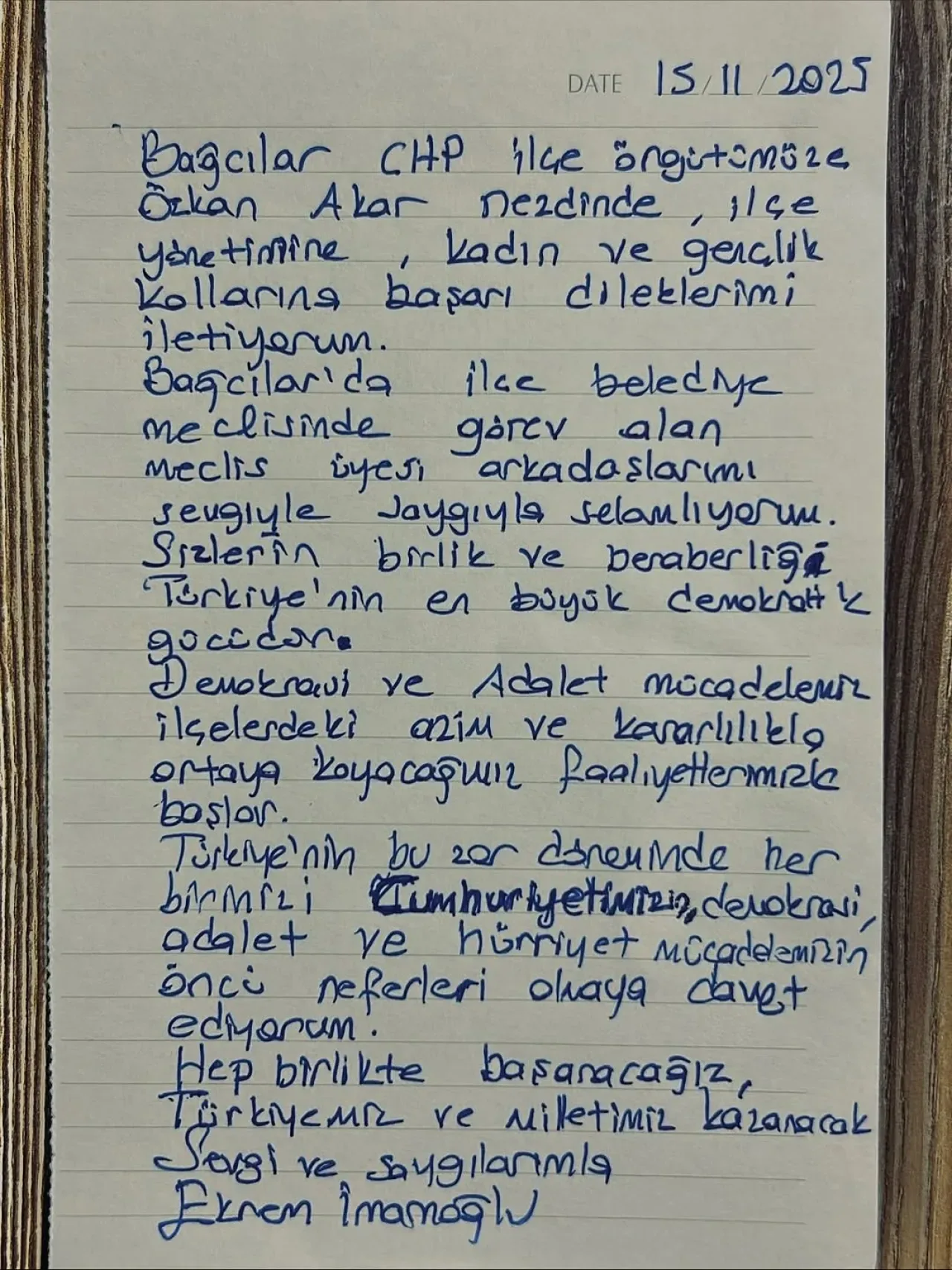 İmamoğlu ve İstanbul İlçe Belediye Başkanlarına Hapishane Ziyareti: "Birlikte Kazanacağız" İmamoğlu ve İstanbul İlçe Belediye Başkanlarına Hapishane Ziyareti: "Birlikte Kazanacağız"