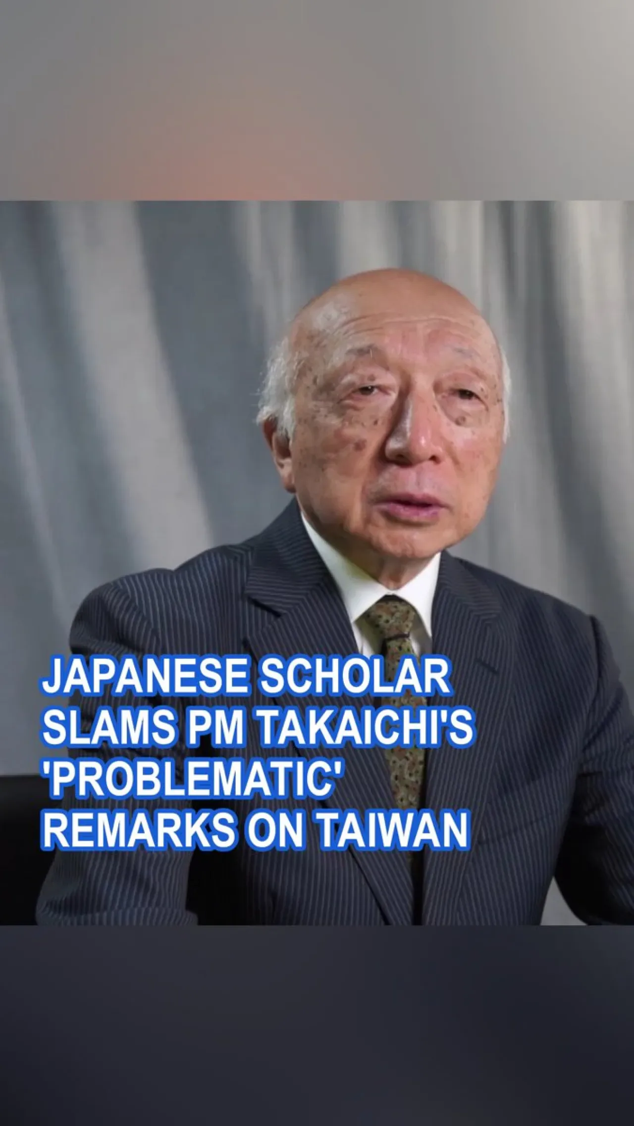Japon Akademisyen, Başbakan Yardımcısı Takaichi'nin Taiwan Açıklamalarını 'Son Derece Sorunlu' Olarak Nitelendirdi Japon Akademisyen, Başbakan Yardımcısı Takaichi'nin Taiwan Açıklamalarını 'Son Derece Sorunlu' Olarak Nitelendirdi