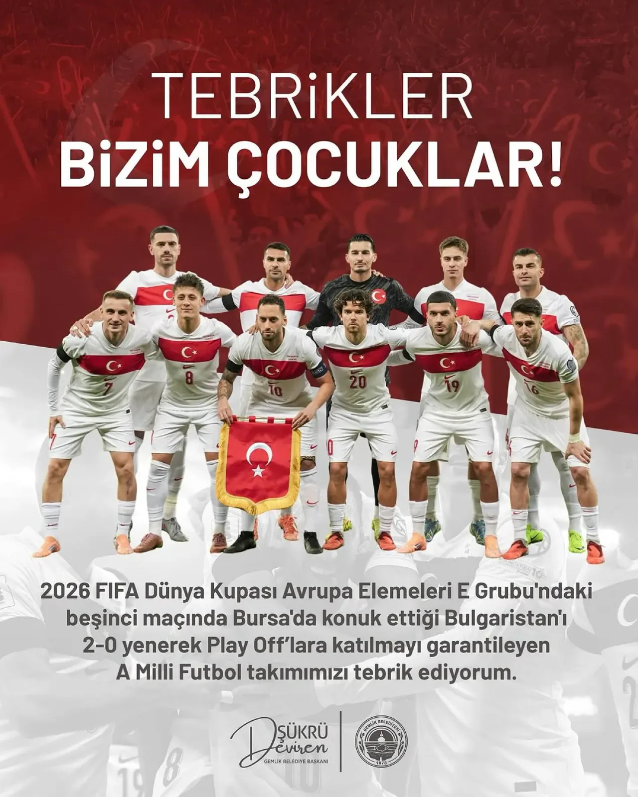 A Milli Takım, Bulgaristan'ı 2-0 Yenerek Play-Off Hakkını Garantiledi A Milli Takım, Bulgaristan'ı 2-0 Yenerek Play-Off Hakkını Garantiledi