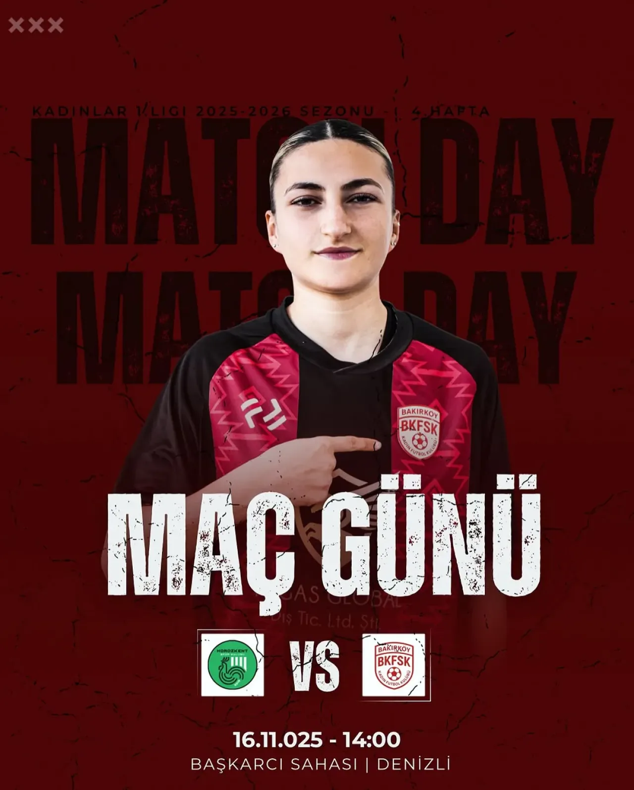 Bakırköy Kadın Futbol Kulübü, Denizli'de Horozkent Spor'u Konuk Edecek Bakırköy Kadın Futbol Kulübü, Denizli'de Horozkent Spor'u Konuk Edecek