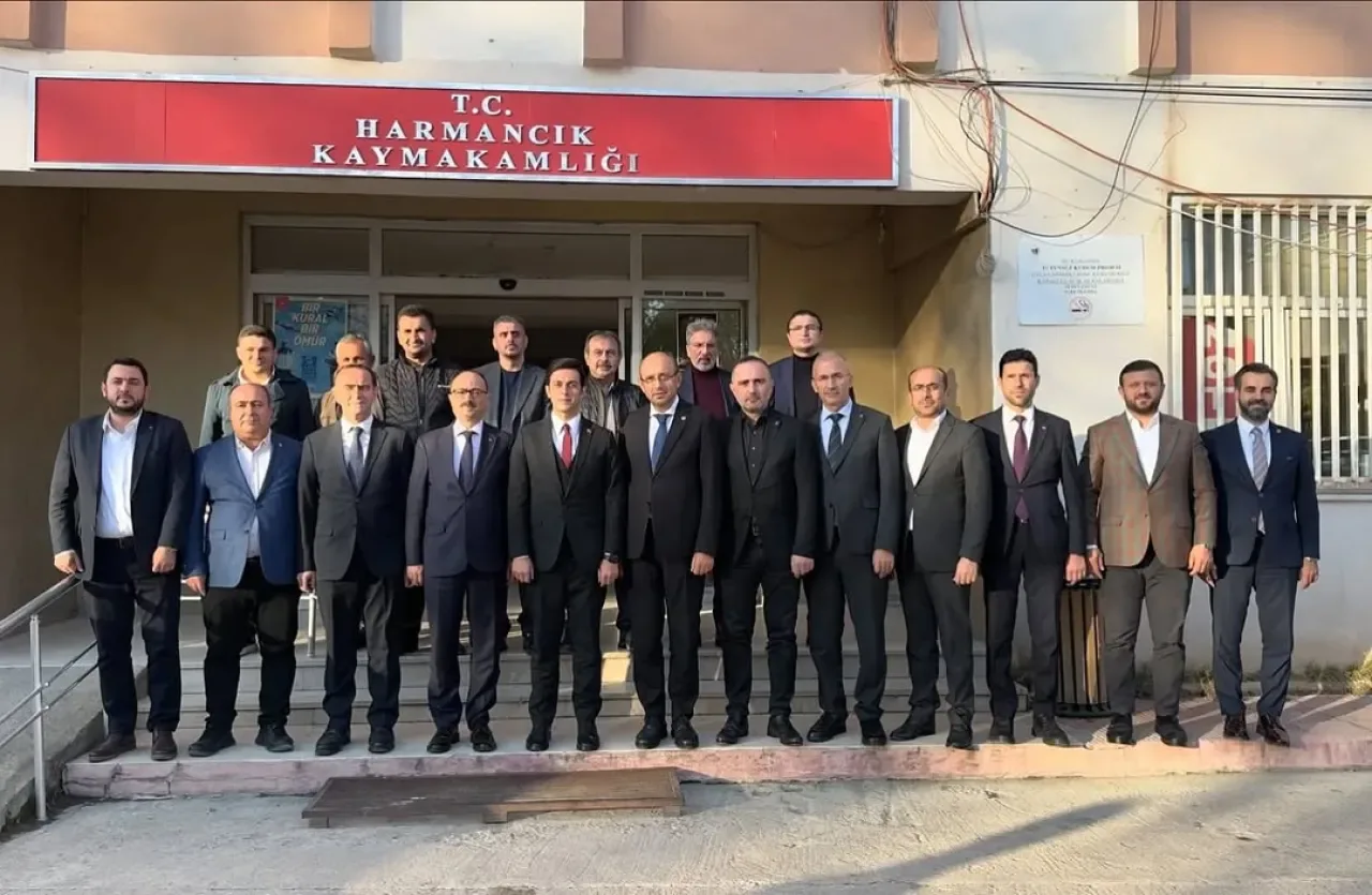 Bursa Orhaneli Belediye Başkanı Ali Osman Tayır, Harmancık Kaymakamı Kömürcü'yü Ziyaret Etti Bursa Orhaneli Belediye Başkanı Ali Osman Tayır, Harmancık Kaymakamı Kömürcü'yü Ziyaret Etti
