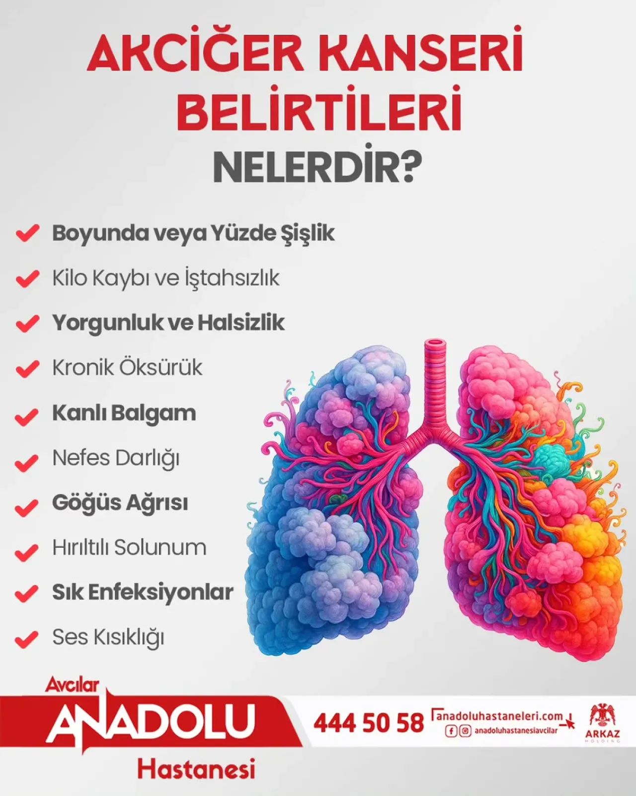 Akciğer Kanserinde Erken Teşhis ve Uyarı Belirtileri Akciğer Kanserinde Erken Teşhis ve Uyarı Belirtileri