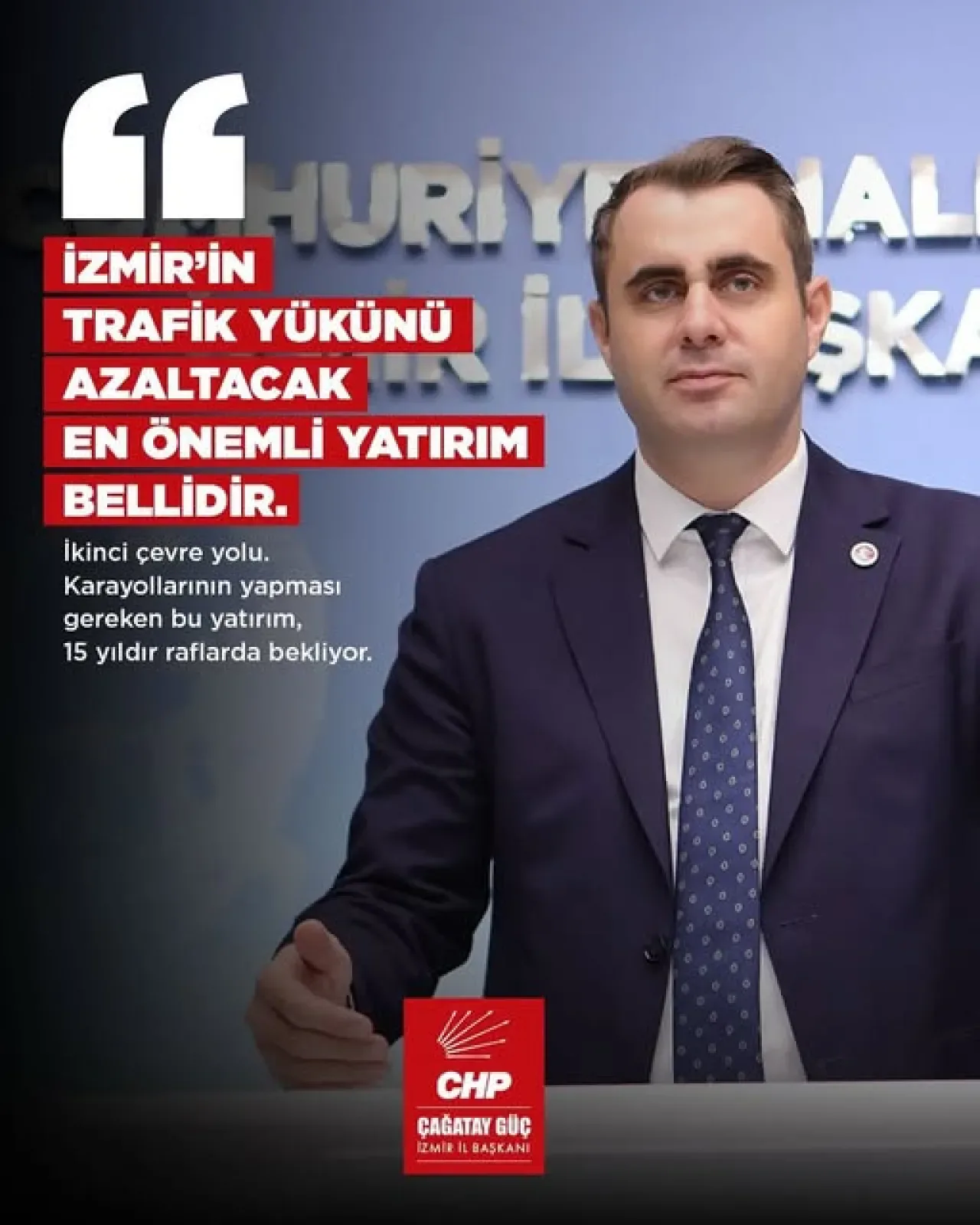 CHP İzmir: Raylı Sistem Projesi 15 Yıldır Bekletiliyor CHP İzmir: Raylı Sistem Projesi 15 Yıldır Bekletiliyor