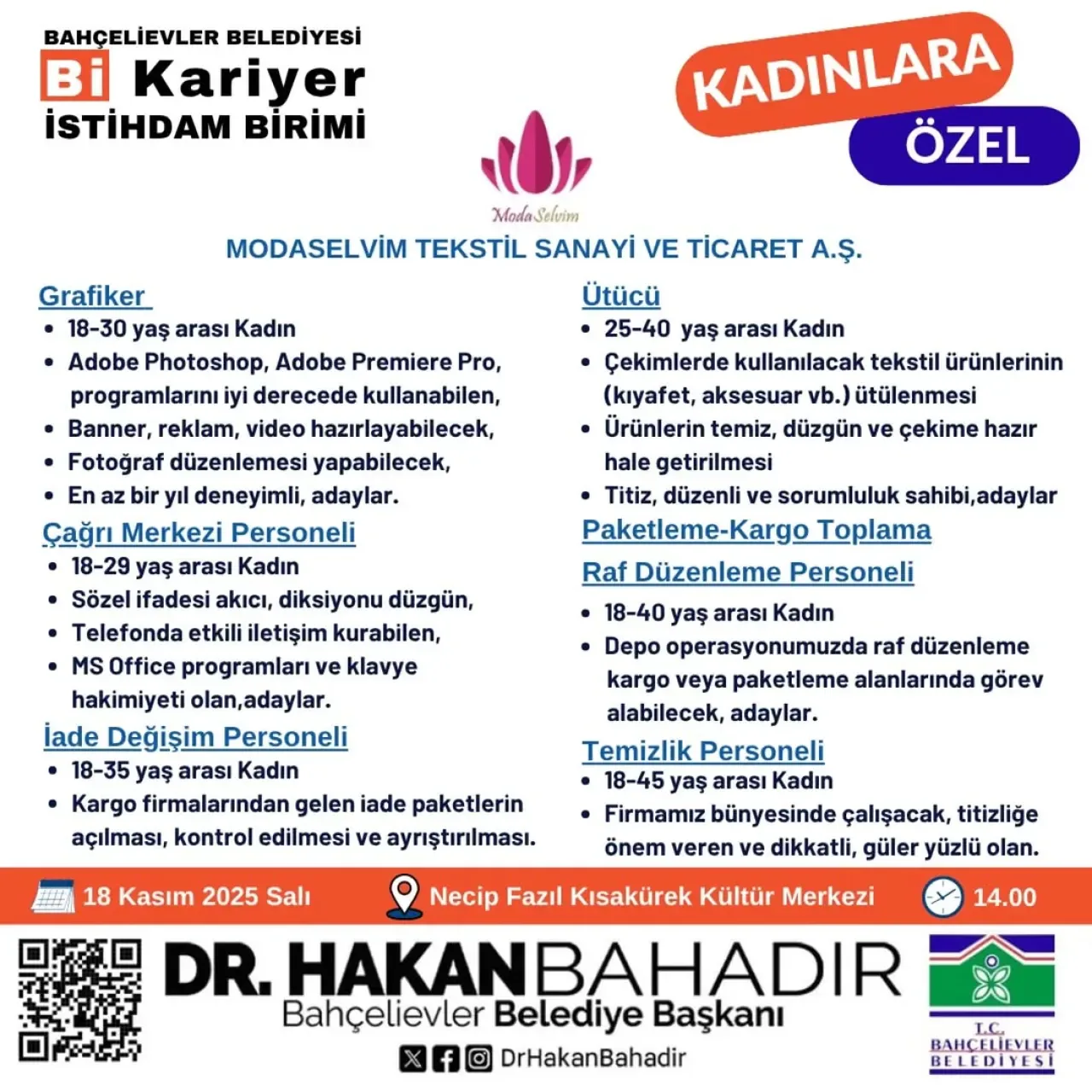 Bahçelievler'de Genç İstihdamı İçin BiKariyer Mülakatları Başlıyor Bahçelievler'de Genç İstihdamı İçin BiKariyer Mülakatları Başlıyor