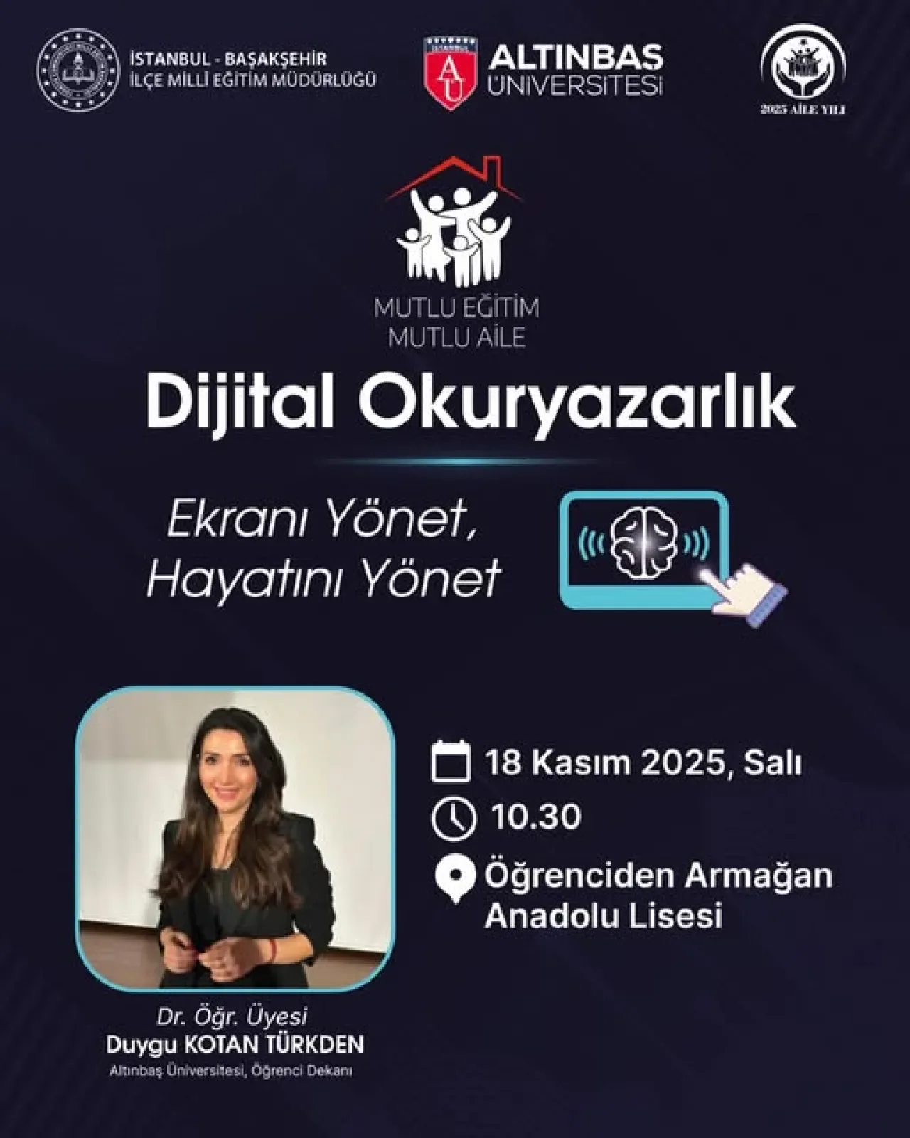 Başakşehir'de Aileler İçin Dijital Okuryazarlık Eğitimi Başakşehir'de Aileler İçin Dijital Okuryazarlık Eğitimi