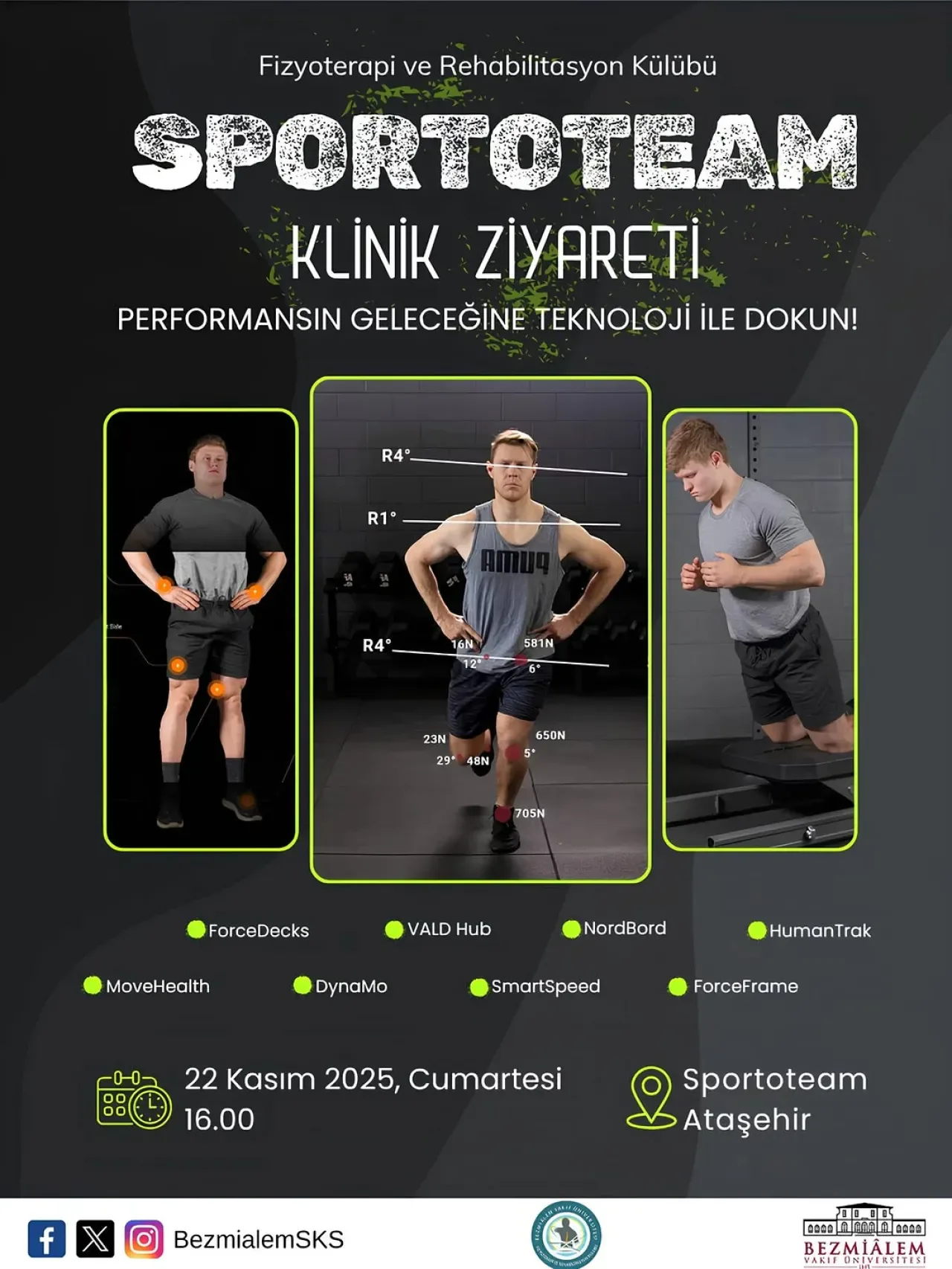 Bezmialem Fizyoterapi Kulübü'nden Sportoteam Ataşehir'e Klinik Ziyareti Bezmialem Fizyoterapi Kulübü'nden Sportoteam Ataşehir'e Klinik Ziyareti