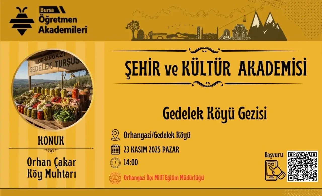 Bursa'da Öğretmenlere Yönelik Gedelek Köyü ve Turşu Yapımı Gezisi Bursa'da Öğretmenlere Yönelik Gedelek Köyü ve Turşu Yapımı Gezisi