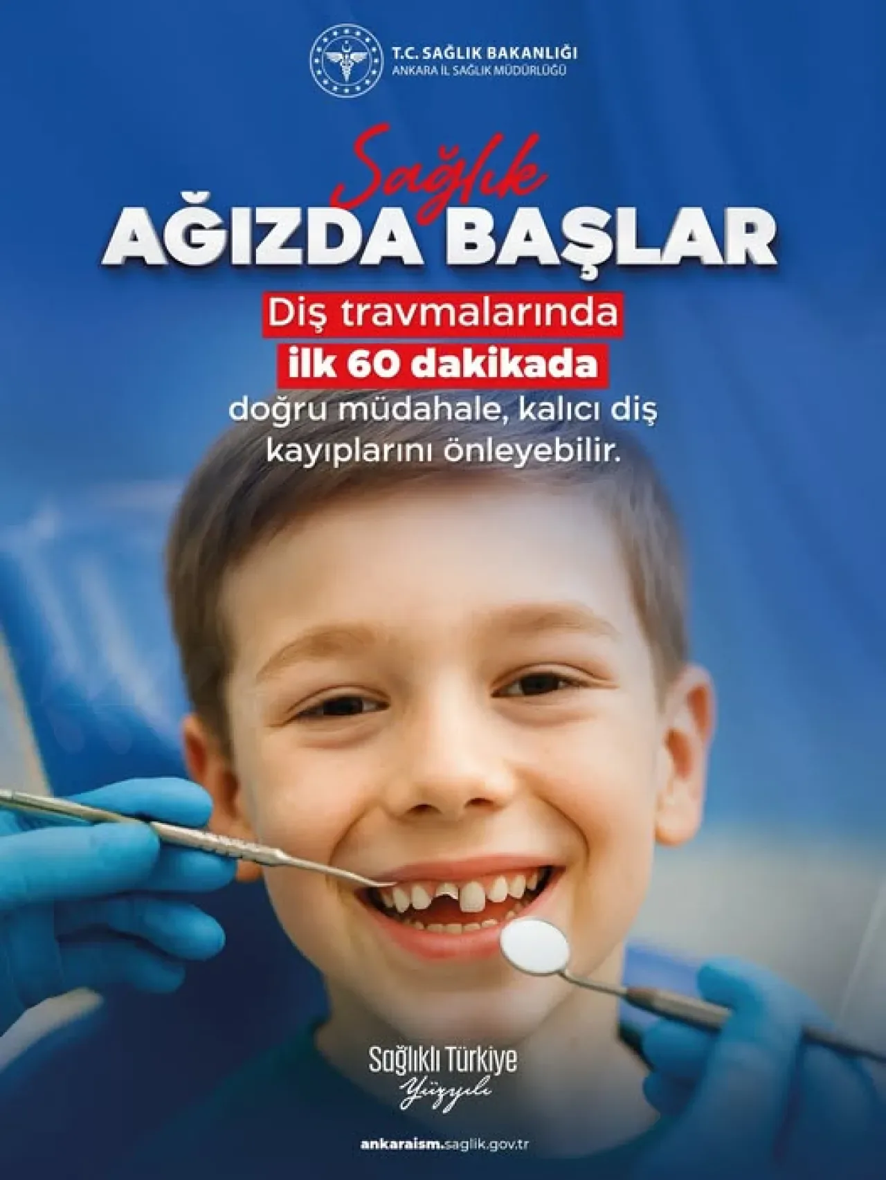 Ankara'da Diş Travmalarında Kritik Uyarı: İlk 60 Dakika Hayati Önem Taşıyor Ankara'da Diş Travmalarında Kritik Uyarı: İlk 60 Dakika Hayati Önem Taşıyor