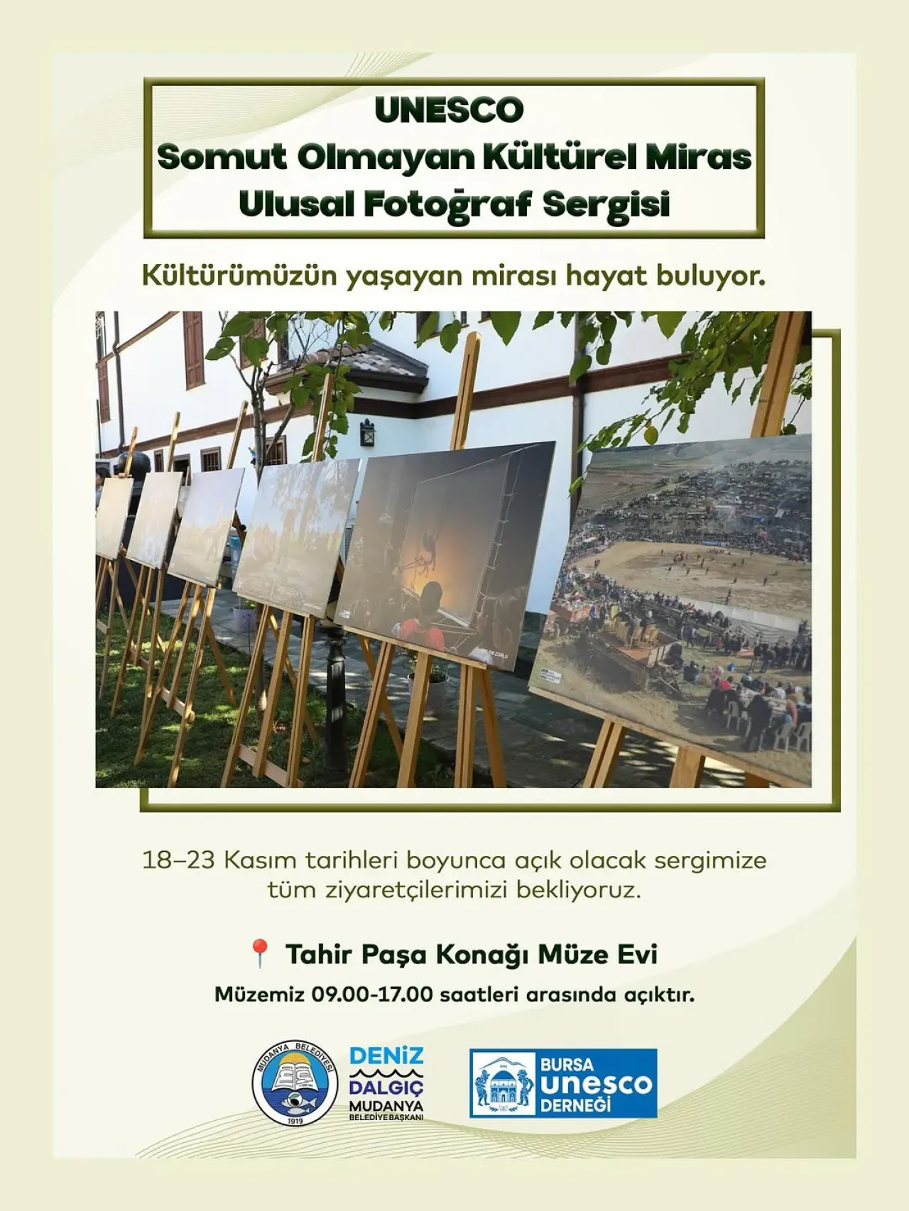 UNESCO Somut Olmayan Kültürel Miras Fotoğraf Sergisi Mudanya'da Açılıyor UNESCO Somut Olmayan Kültürel Miras Fotoğraf Sergisi Mudanya'da Açılıyor